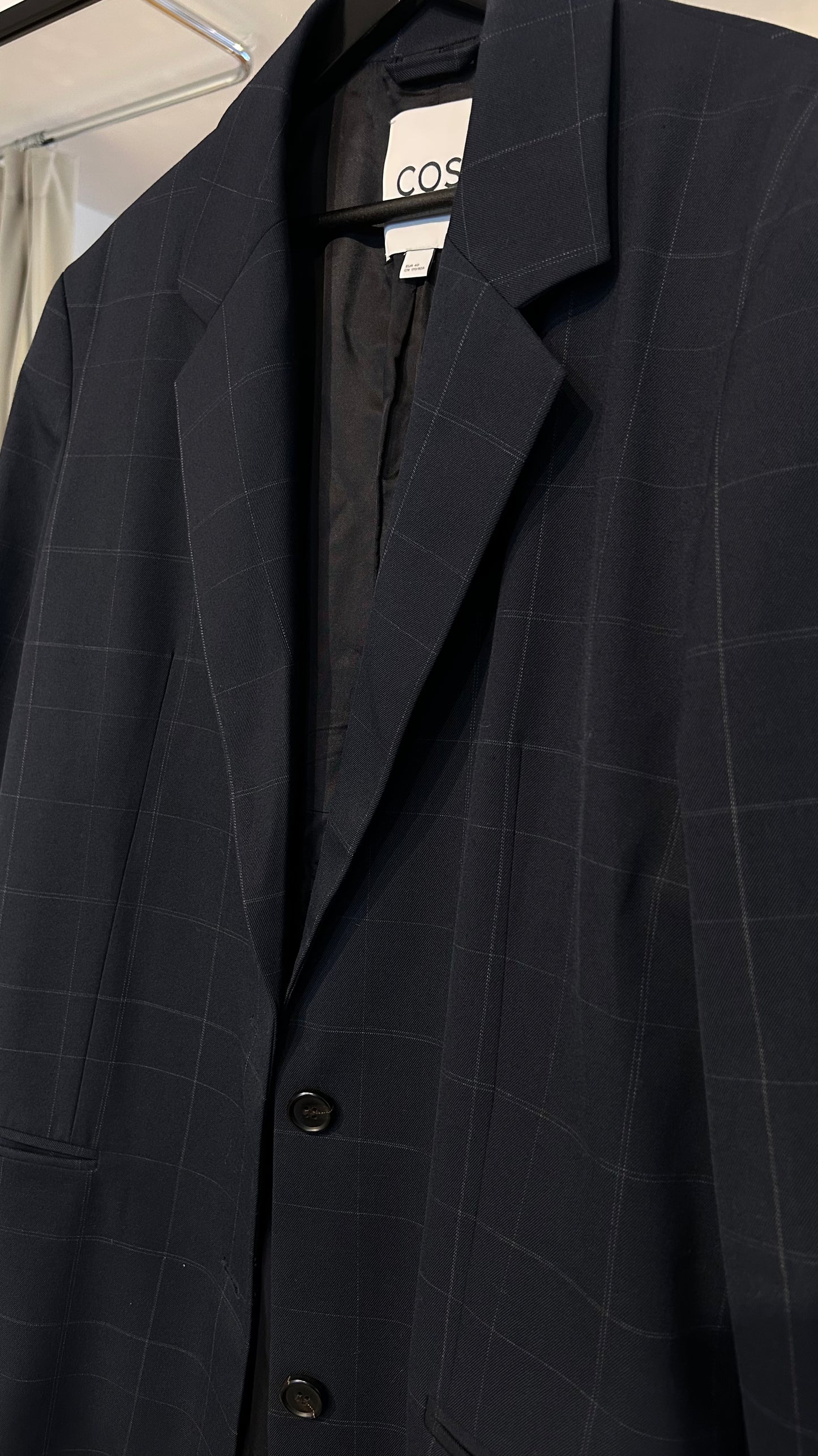 COS Blazer navy Karo / 40