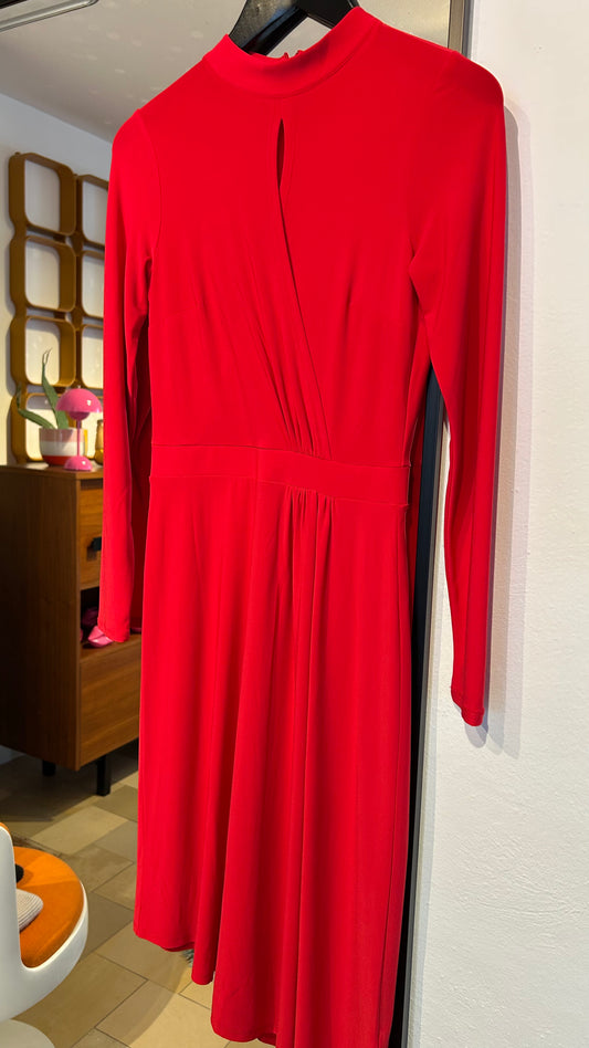 REKEN MAAR Jerseykleid rot / XS