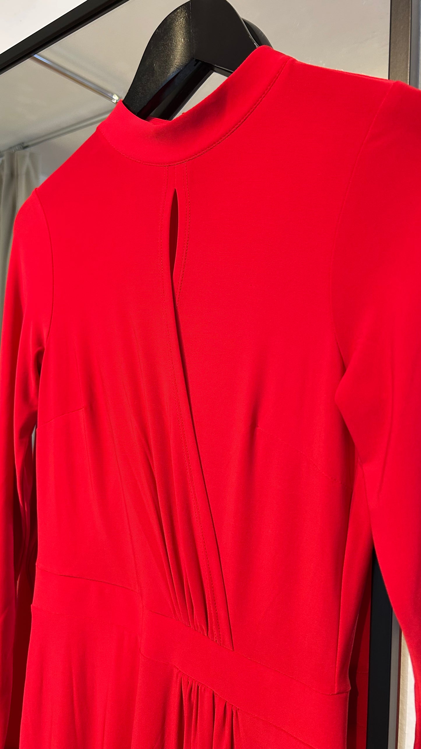 REKEN MAAR Jerseykleid rot / XS