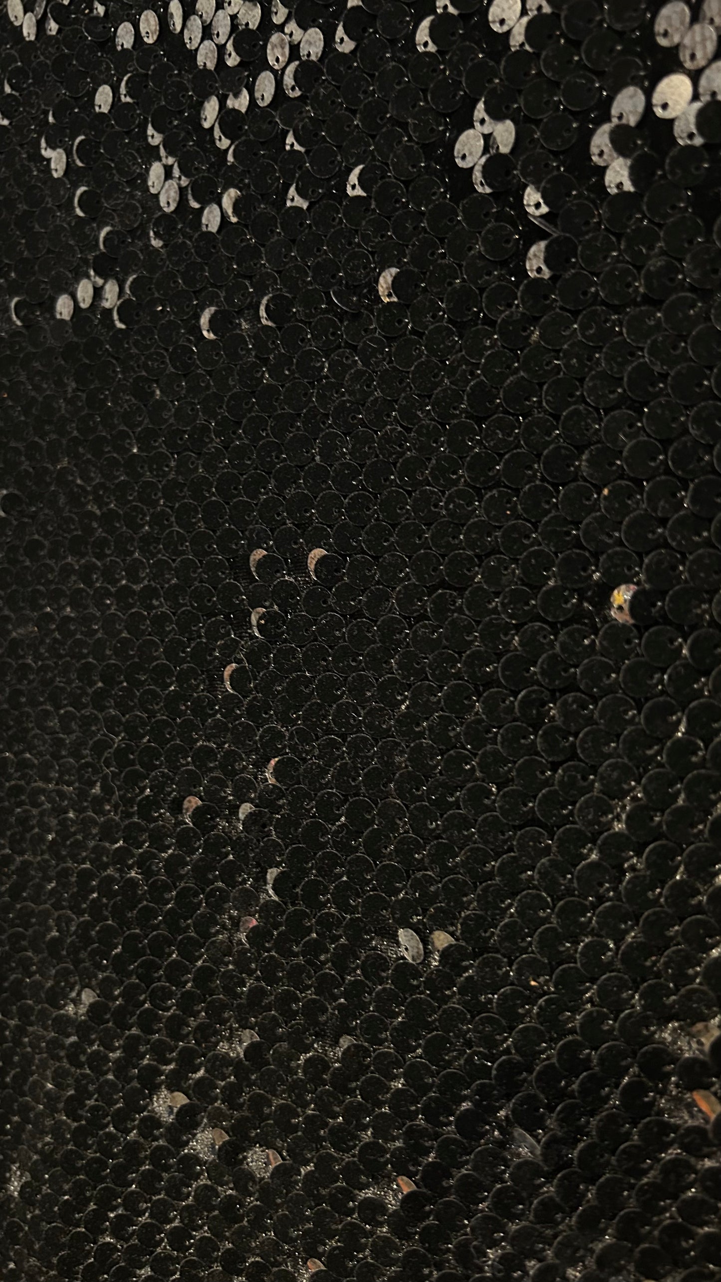 KIMMICH TRIKOT Samt-Paillettenshirt blk / S