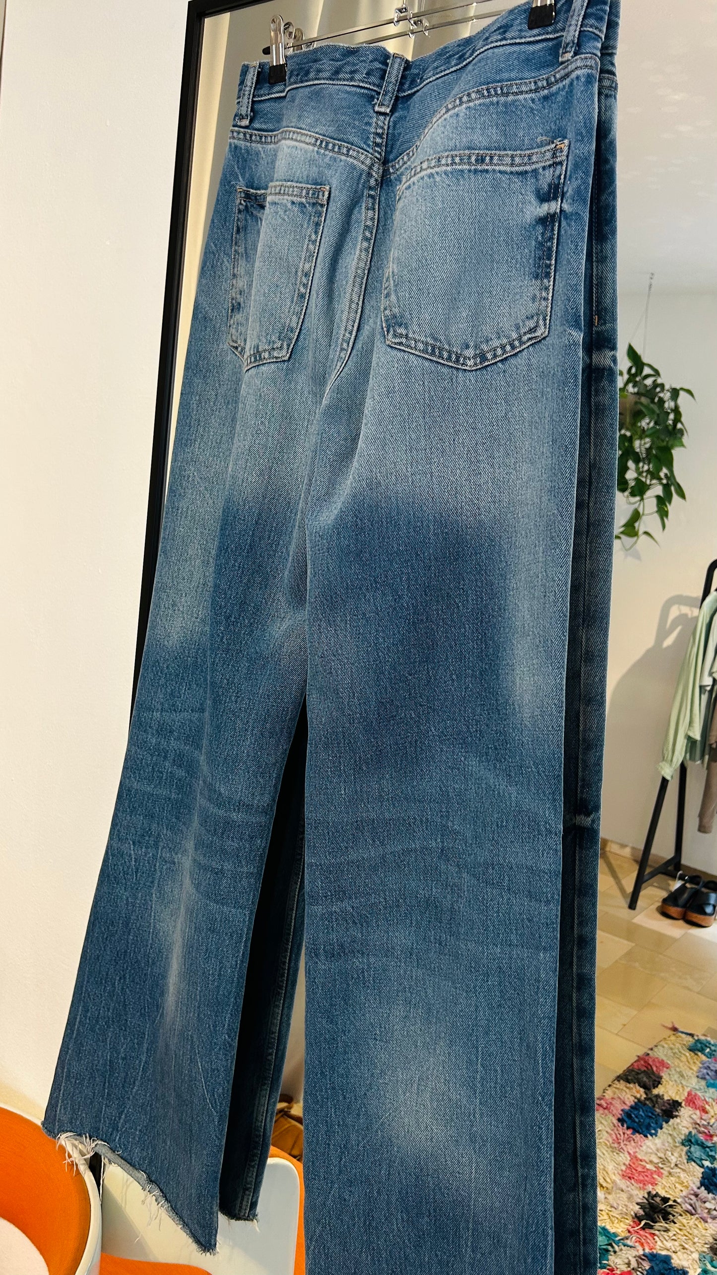 ZARA Jeans denim blue Wideleg
