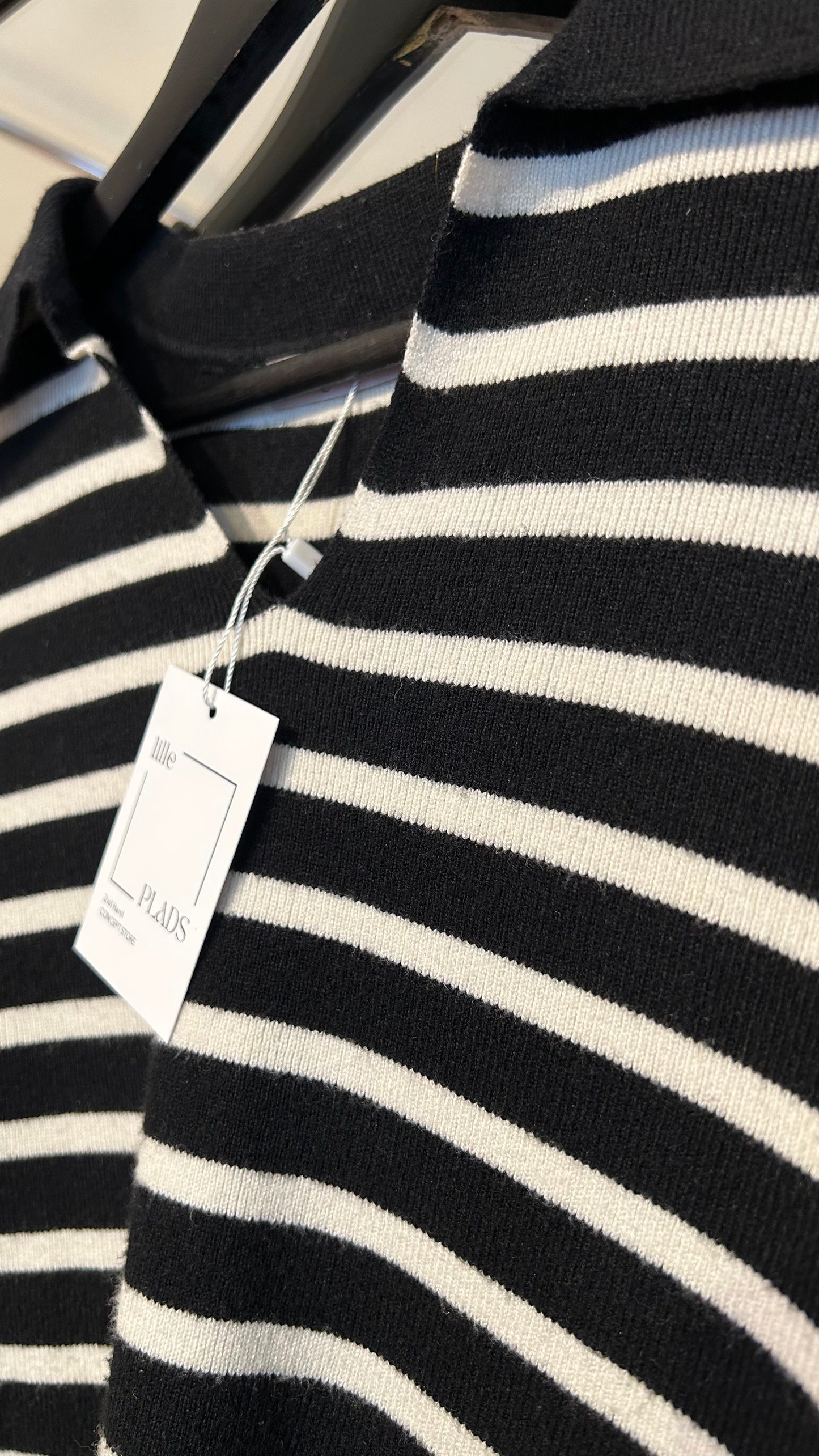 ADAGIO Strickpullover schwarz/weiß / 38