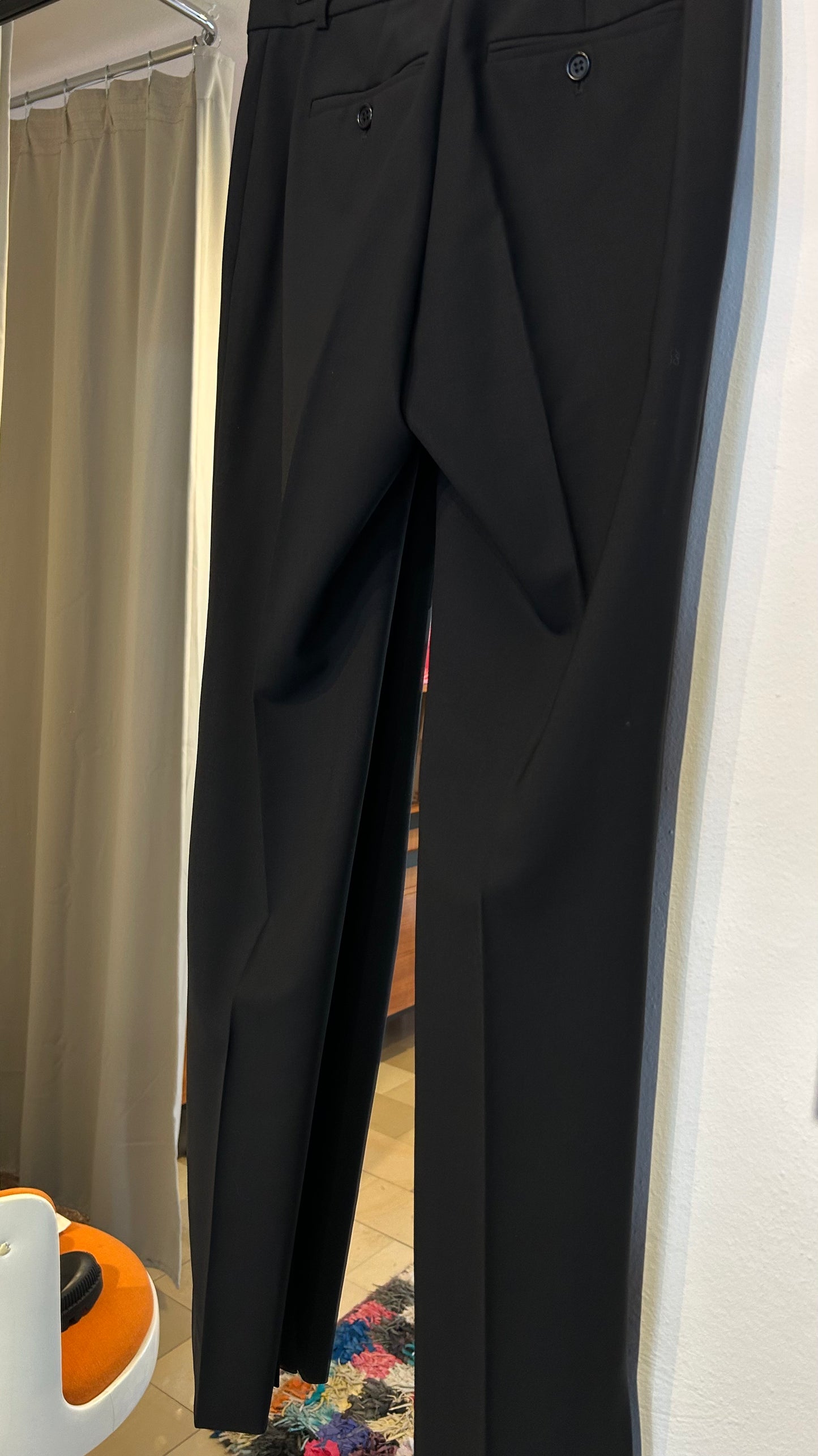 THEORY Wollhose blk / S