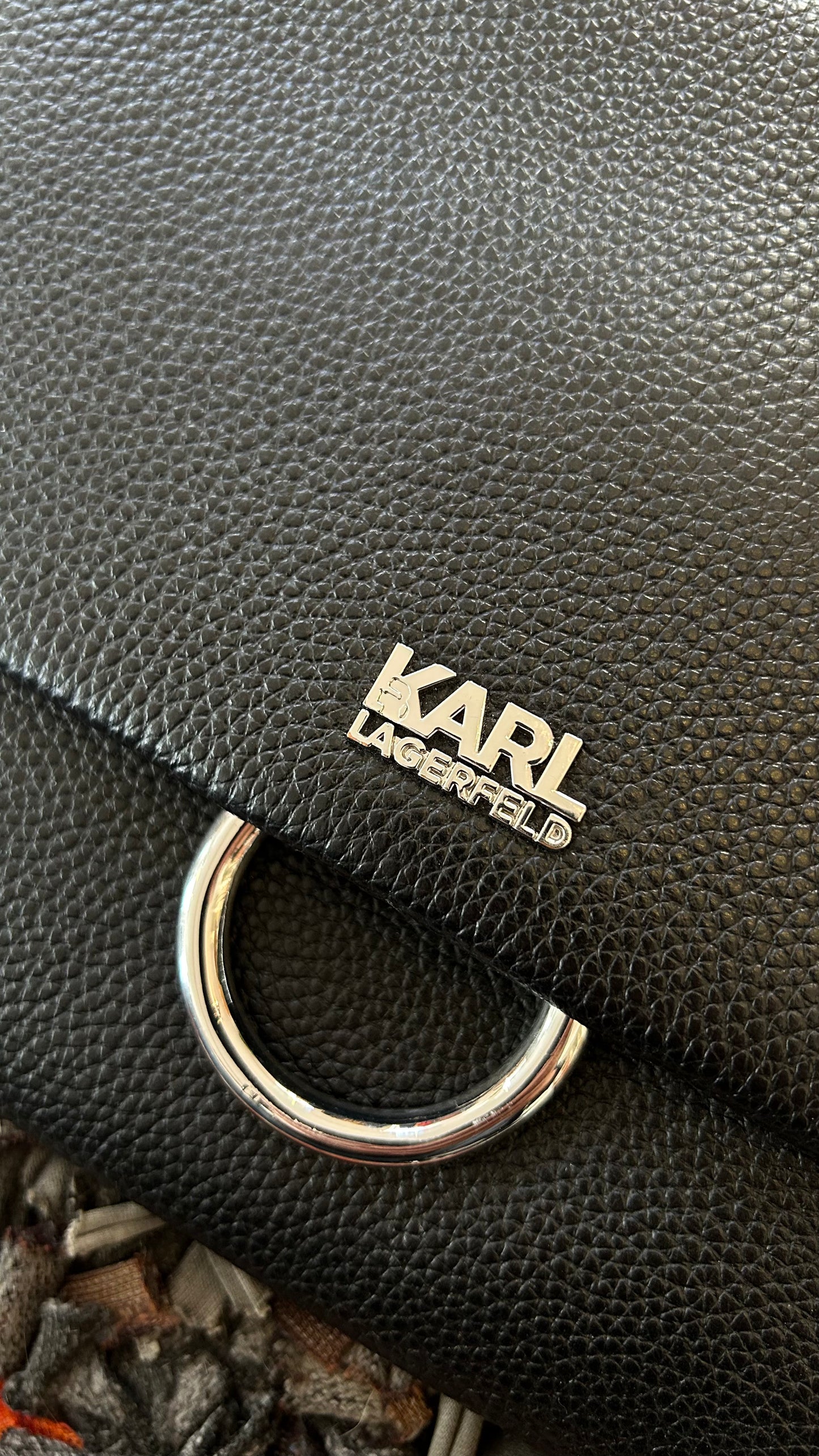 KARL LAGERFELD Schultertasche schwarz