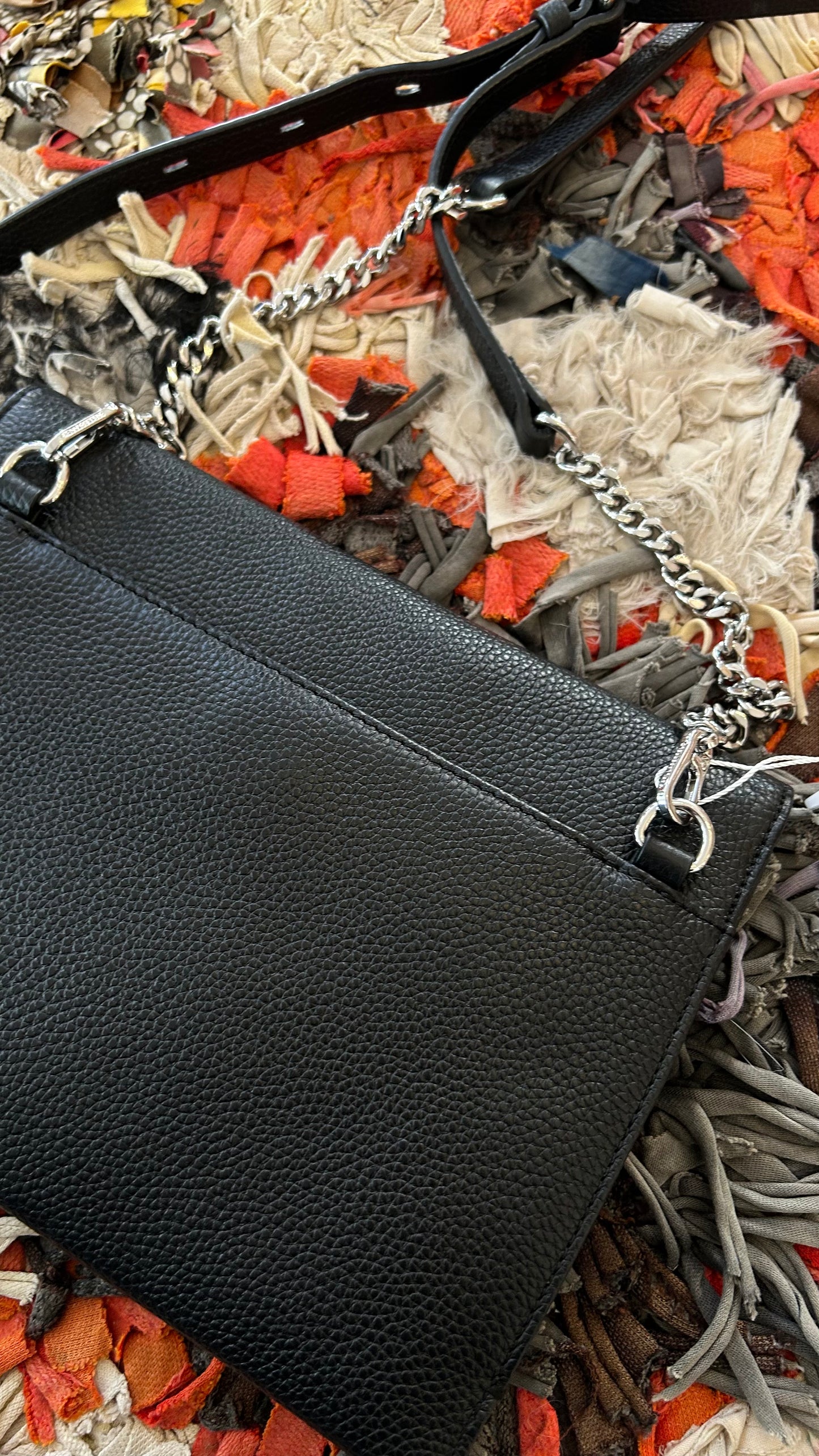KARL LAGERFELD Schultertasche schwarz