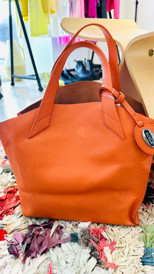 FURLA Vintage Tasche orange