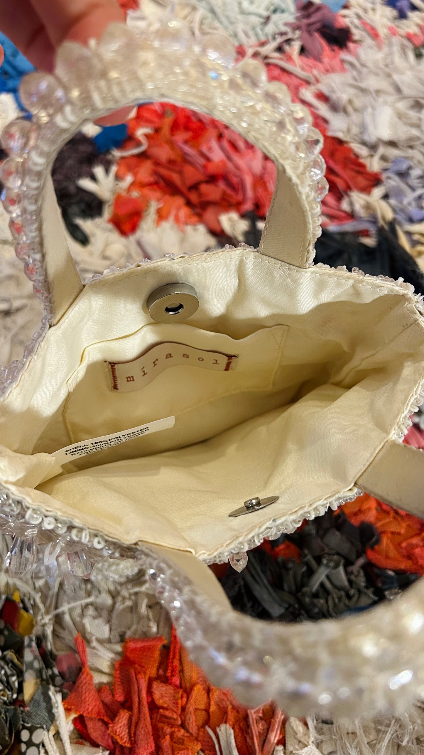 MIRASOL Minibag Creme Kristall