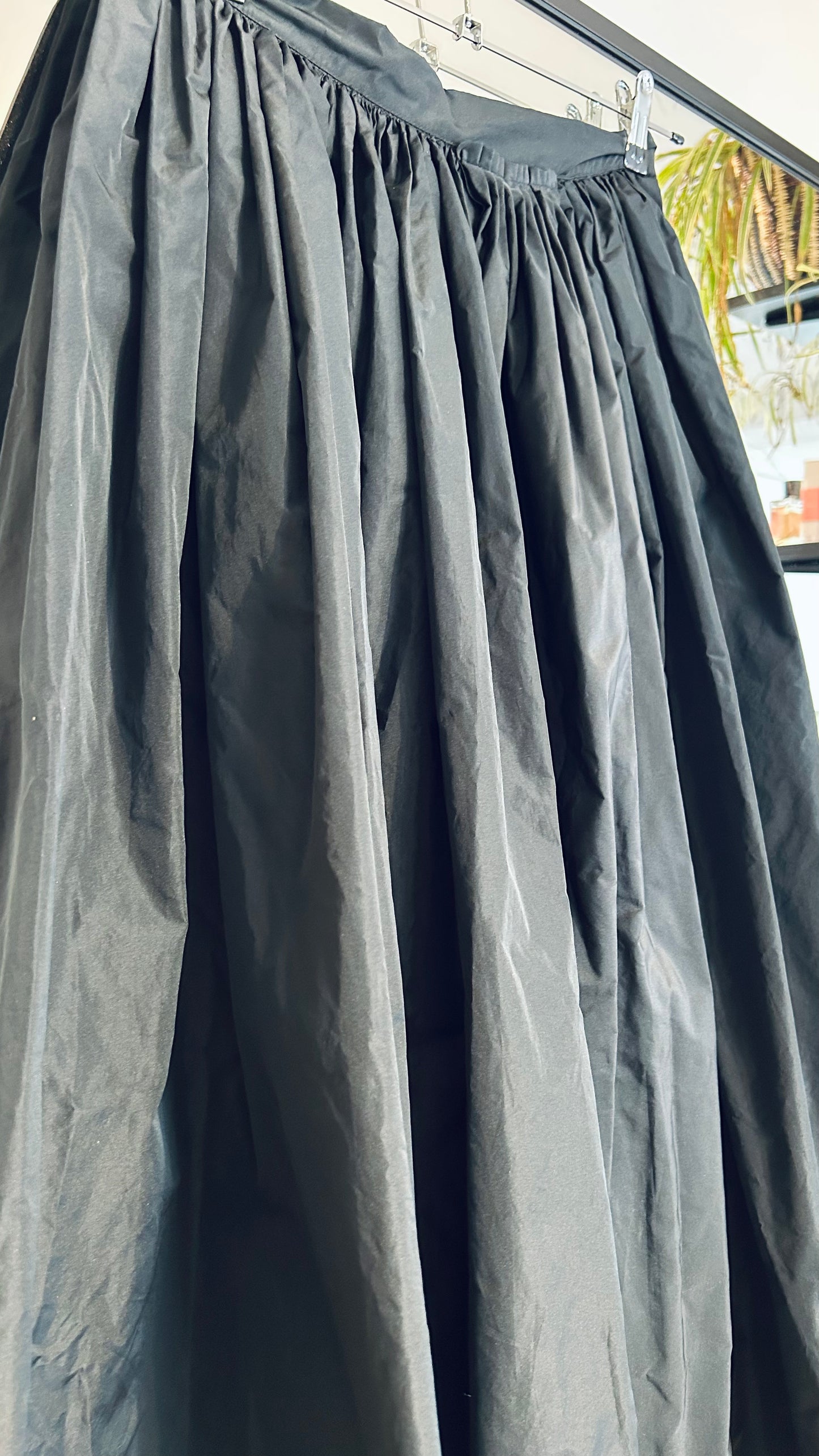 LIVIANA CONTI Maxi Taftrock schwarz