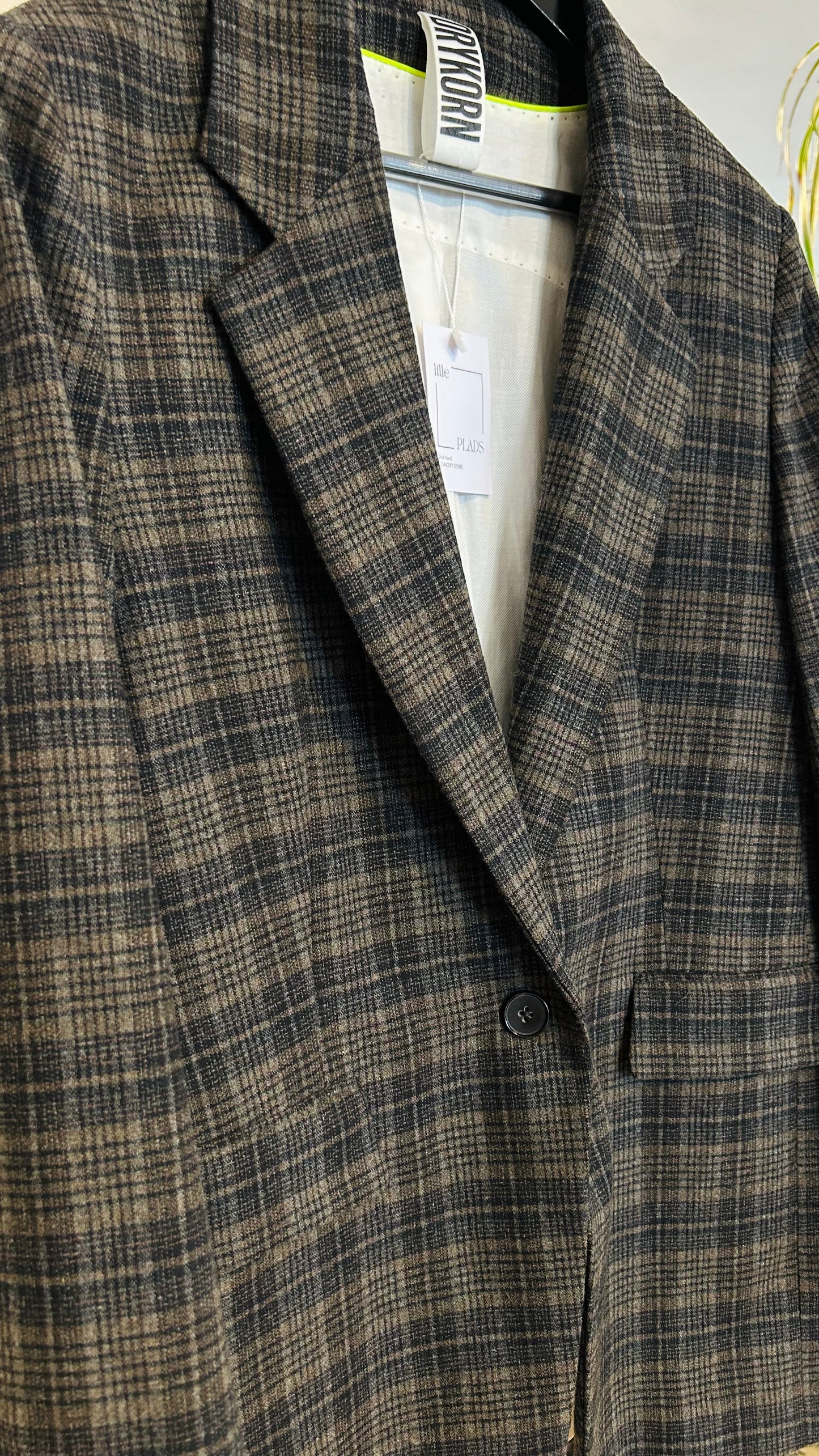 DRYKORN Blazer Karo Braun / Anthr.