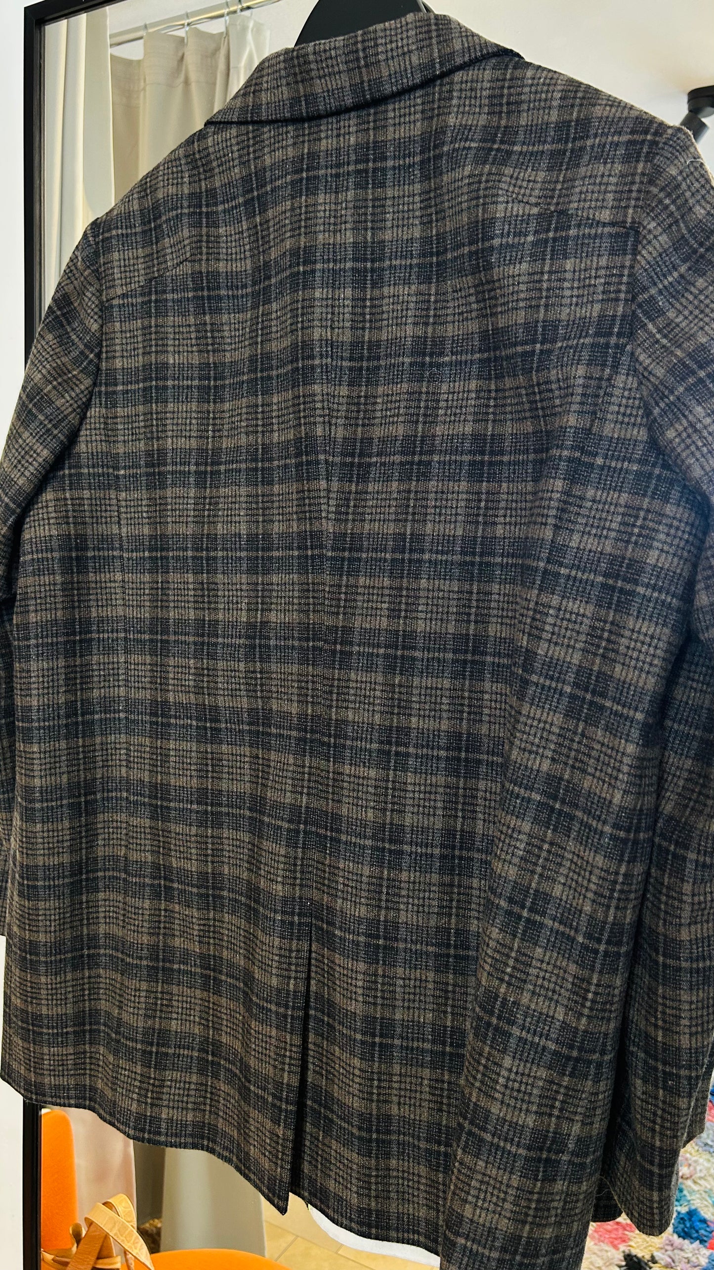 DRYKORN Blazer Karo Braun / Anthr.