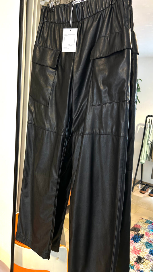 ULI SCHNEIDER Lederhose schwarz