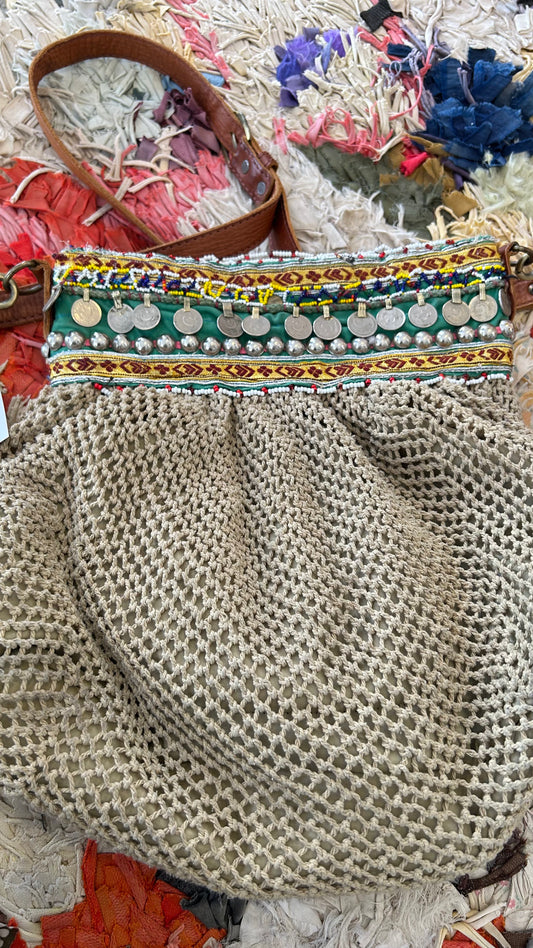 ELLIOT MANN Hippie Bag beige multicolor