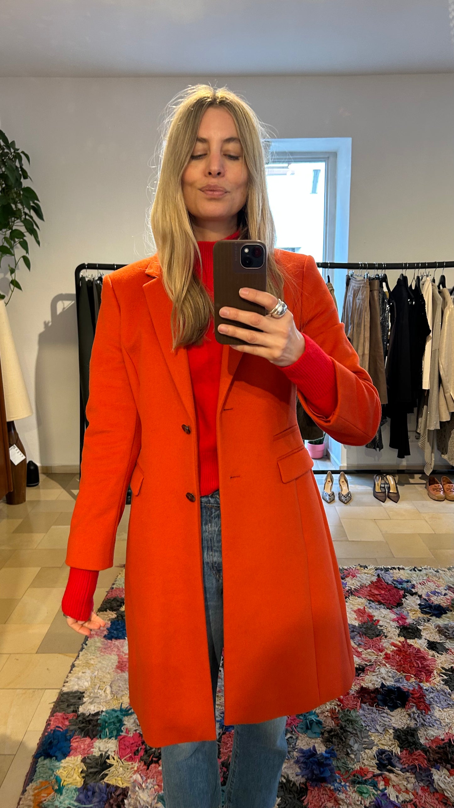 BOSS Mantel koralle / S