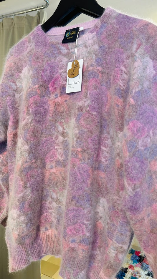 VINTAGE Pullover lila Pastel