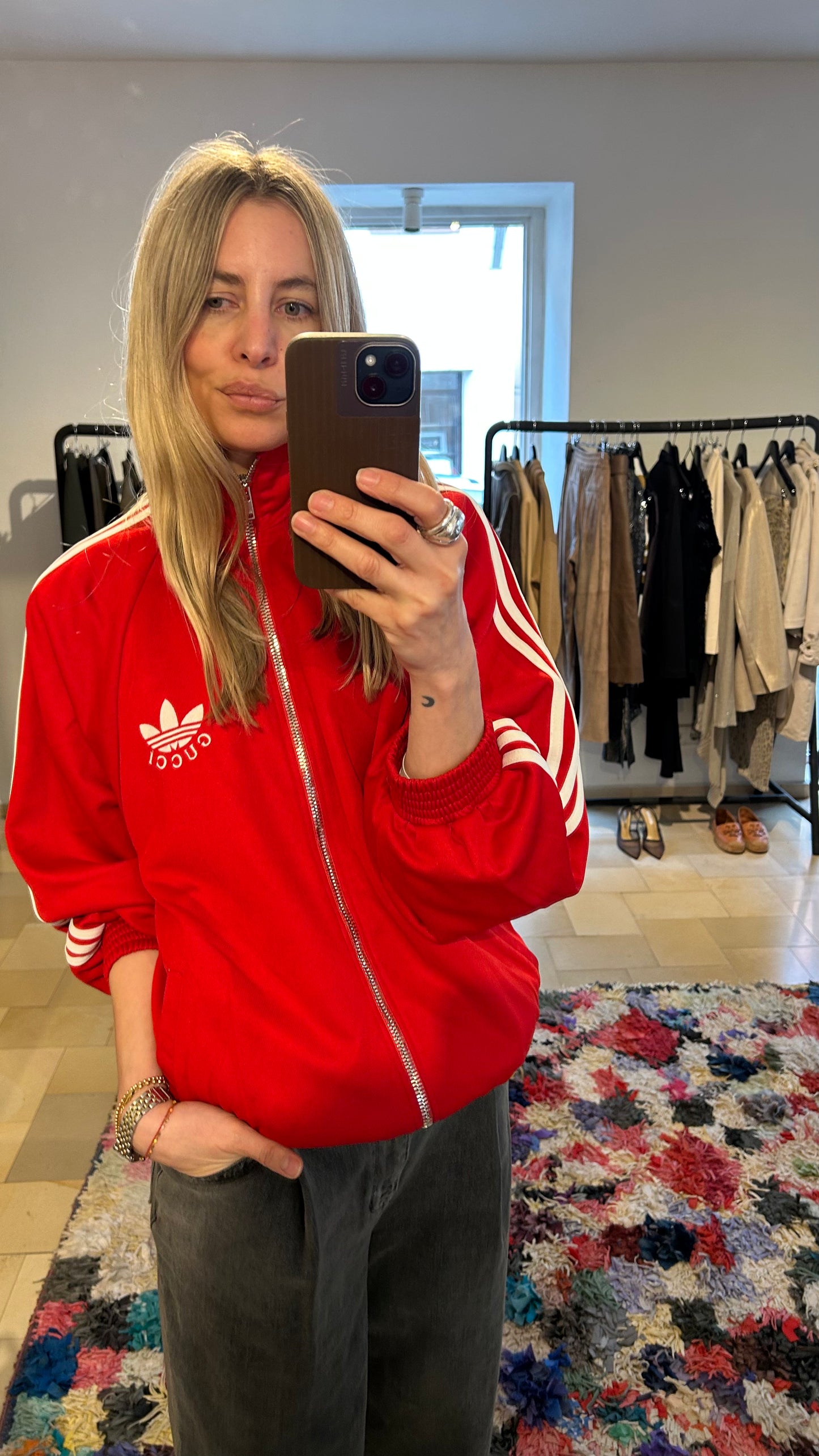 GUCCI x ADIDAS Trackjacket red / S
