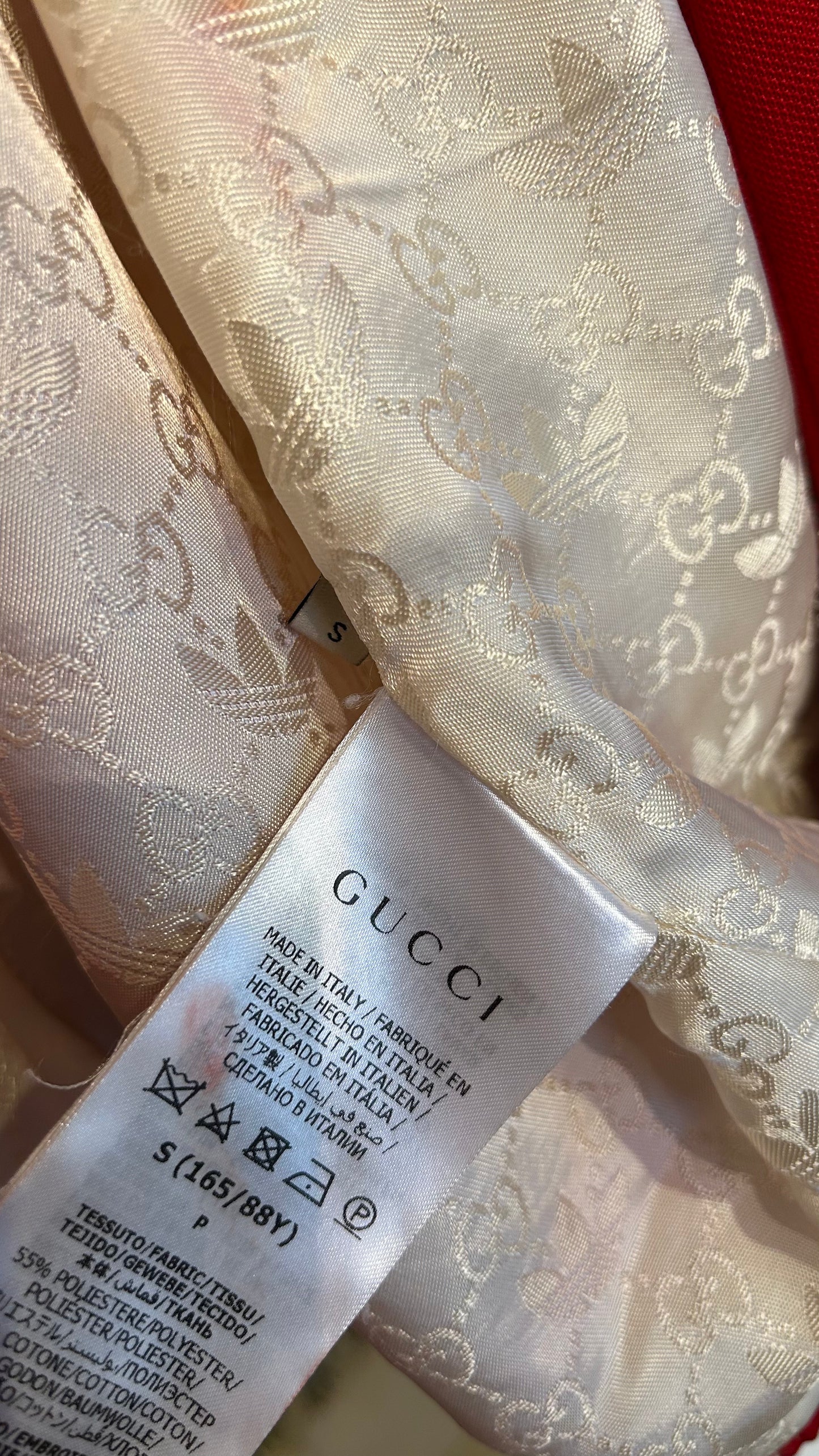 GUCCI x ADIDAS Trackjacket red / S