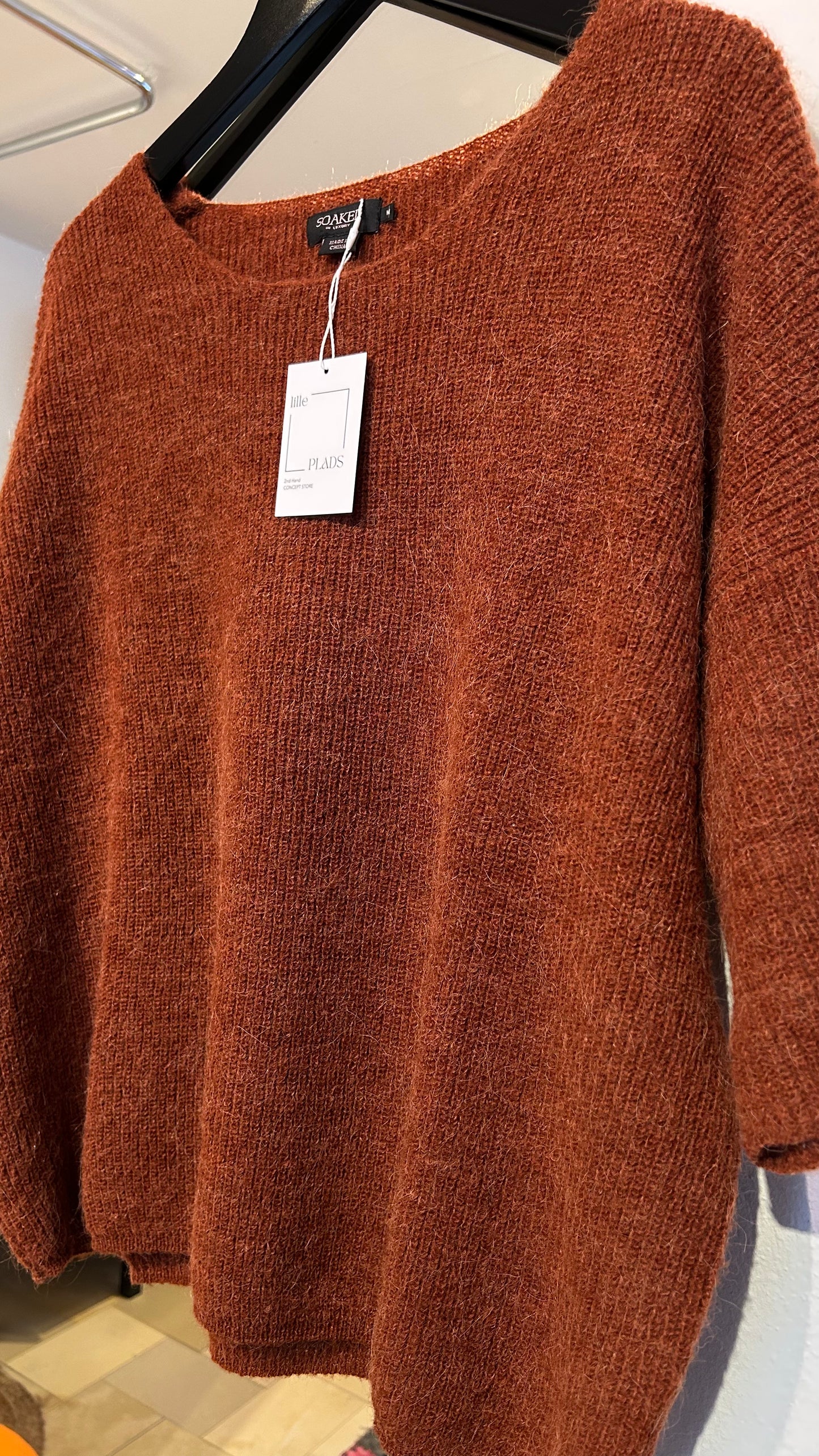 SOAKED IN LUXURY Strickpullover rost / M