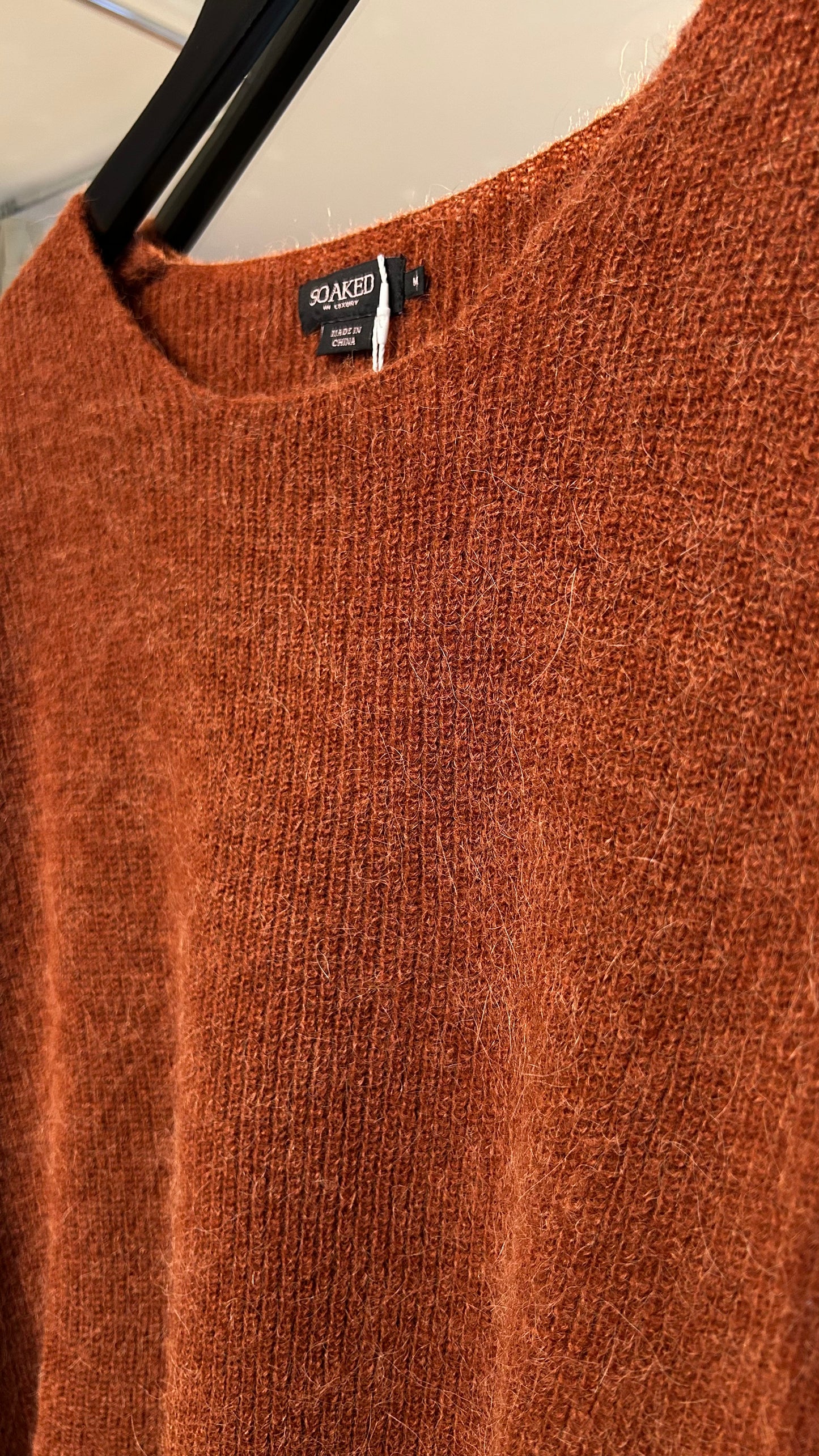 SOAKED IN LUXURY Strickpullover rost / M
