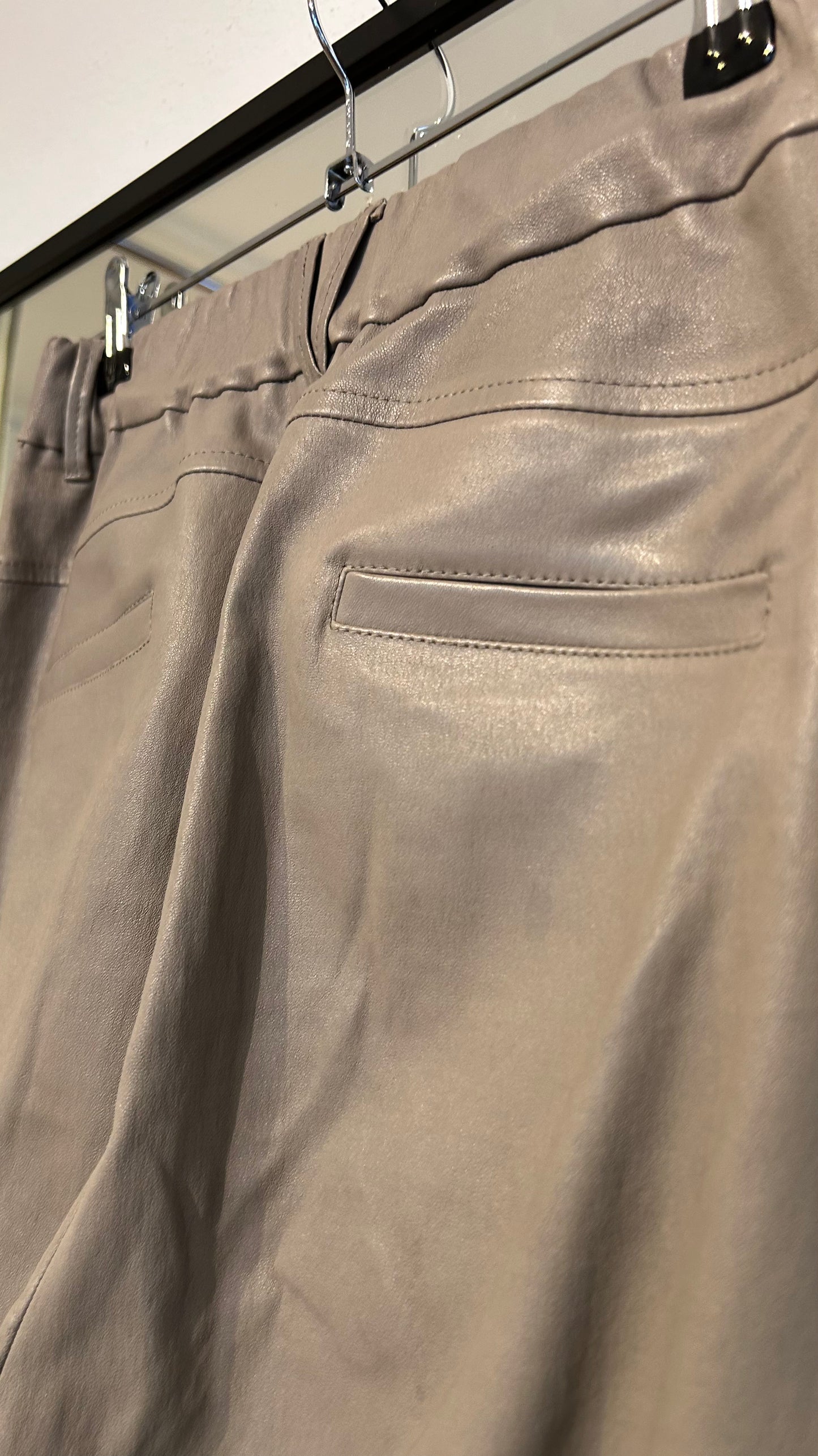 AYASSE Lederhose beige / 38