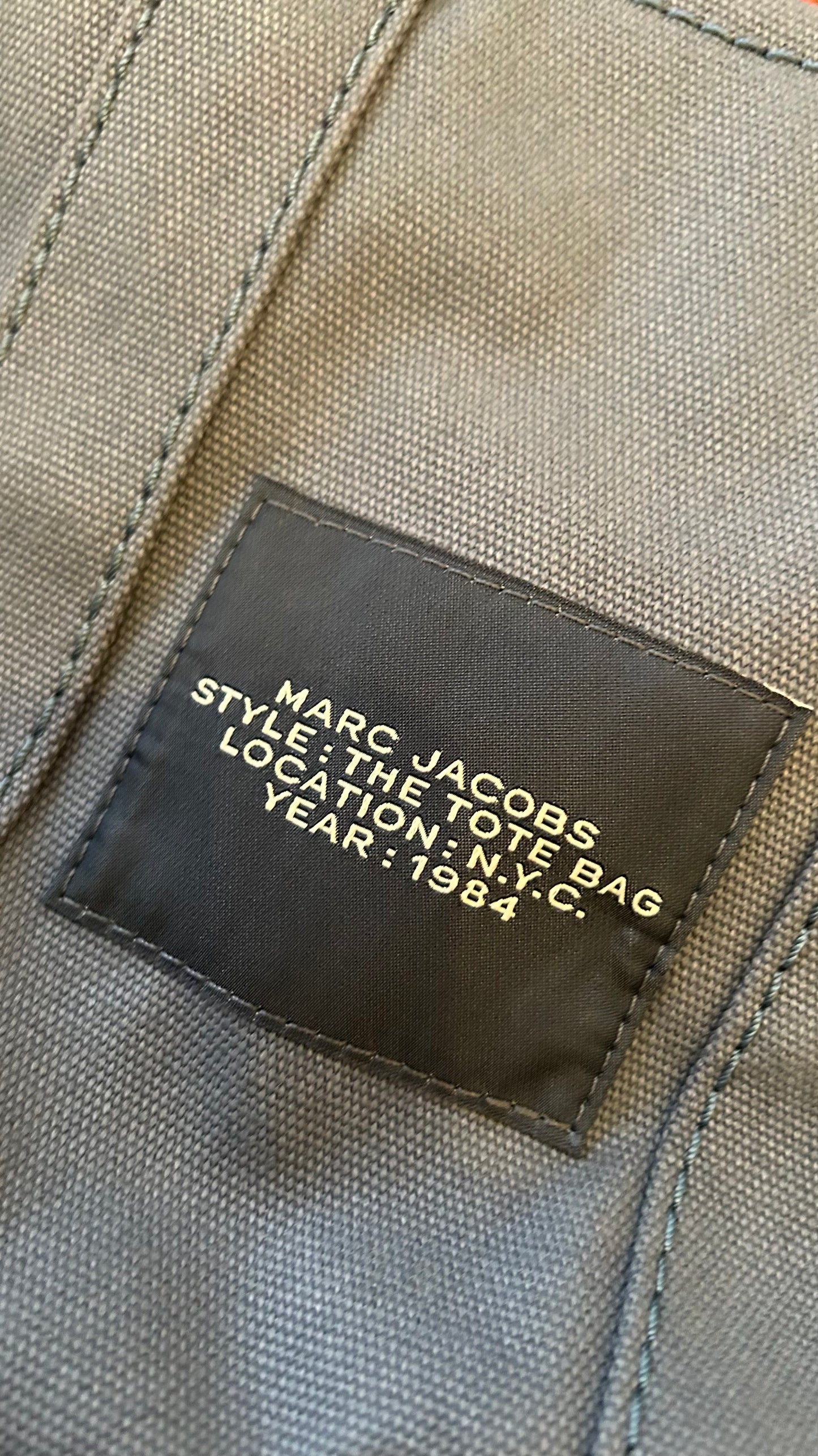 MARC JACOBS "The Tote Bag" denim