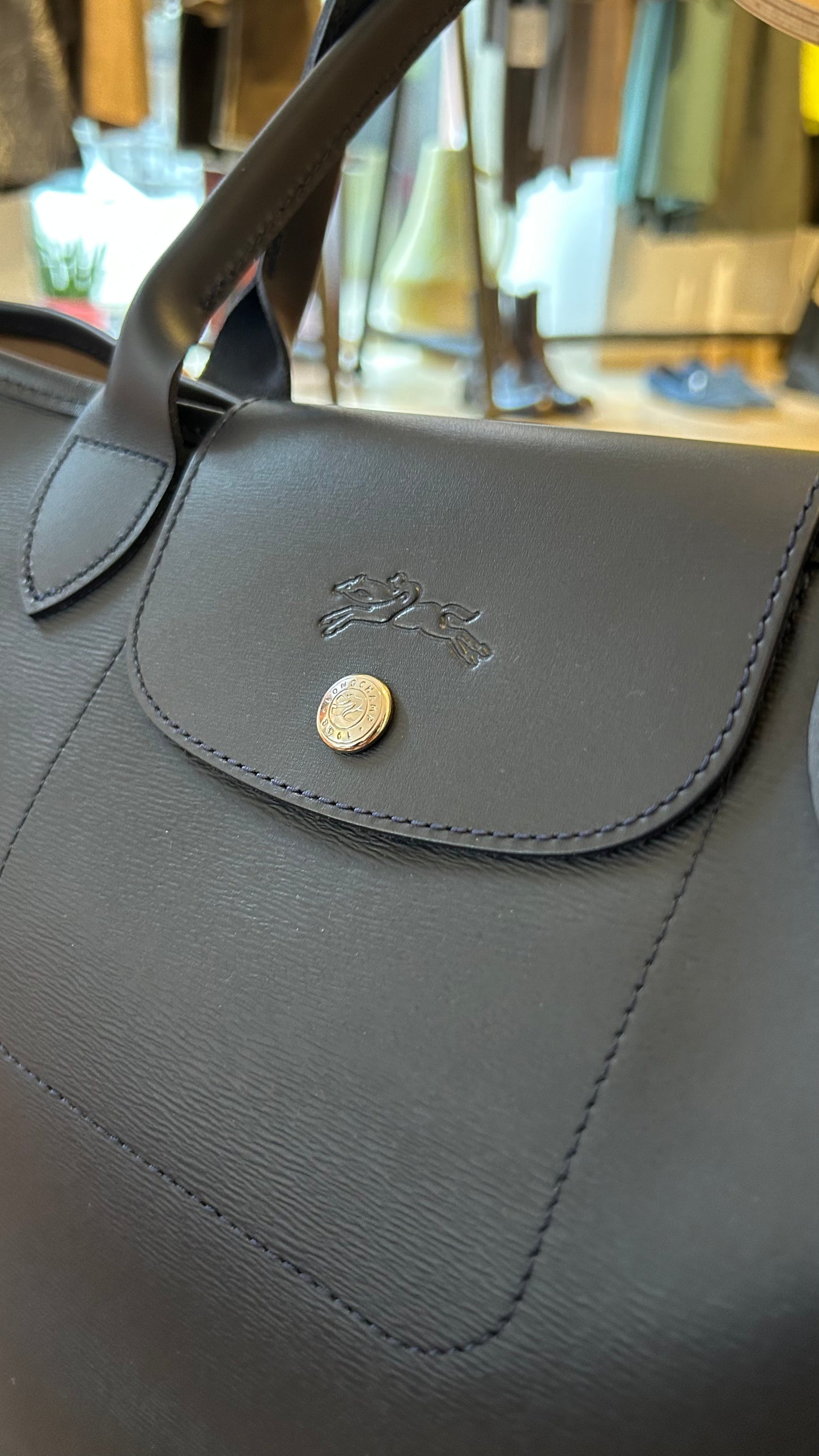 LONGCHAMP Shopper Le Pliage dk.blau