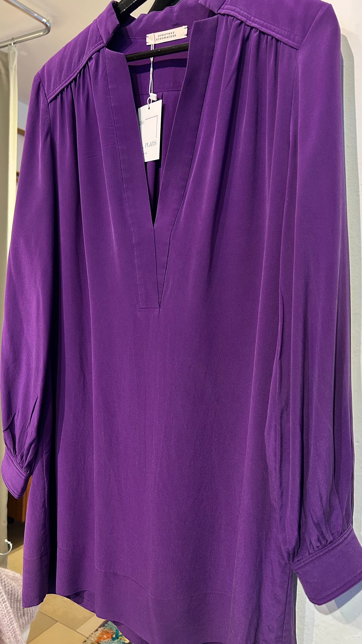 DOROTHEE SCHUMACHER Seidentunika lila / M