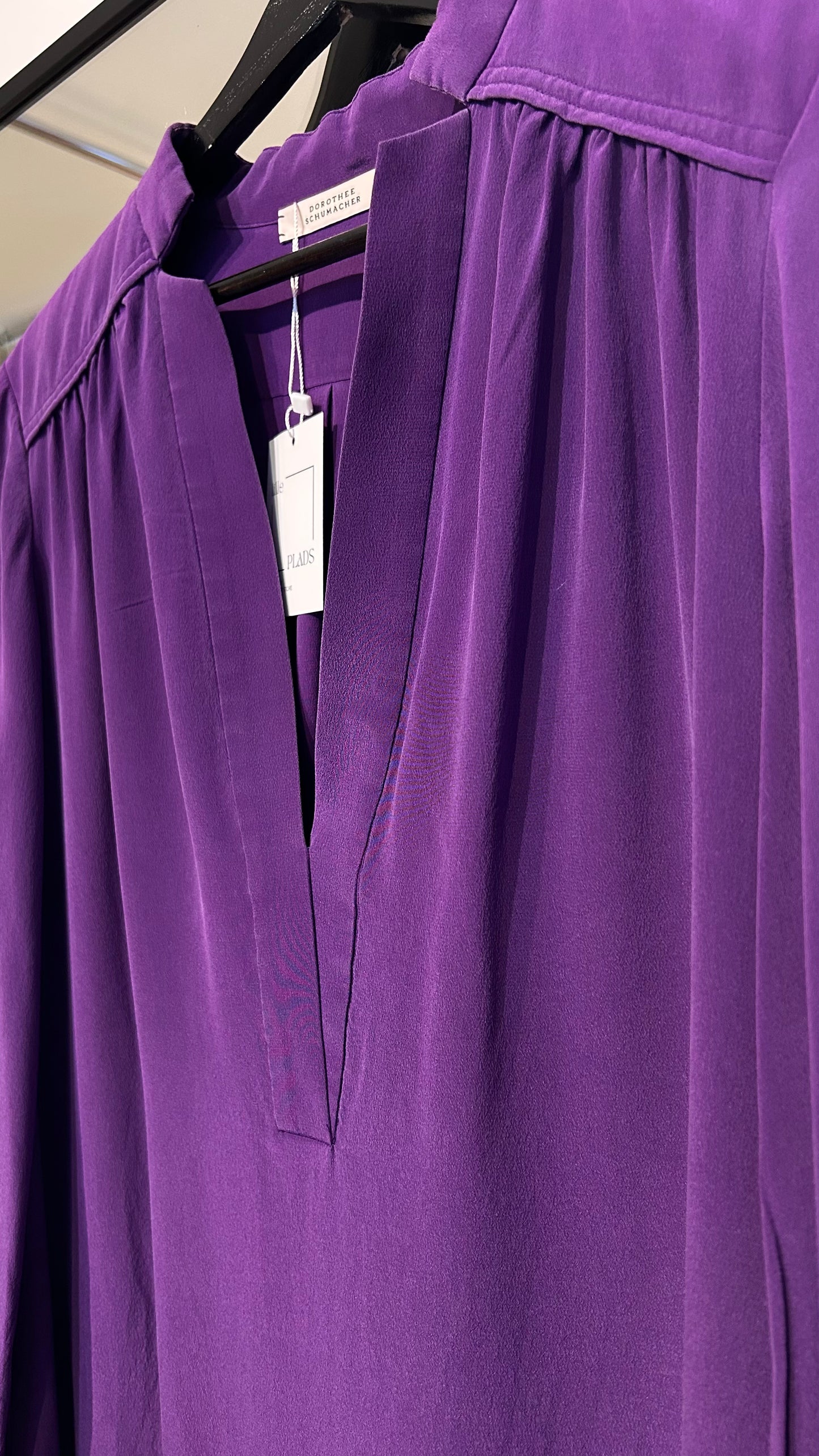 DOROTHEE SCHUMACHER Seidentunika lila / M