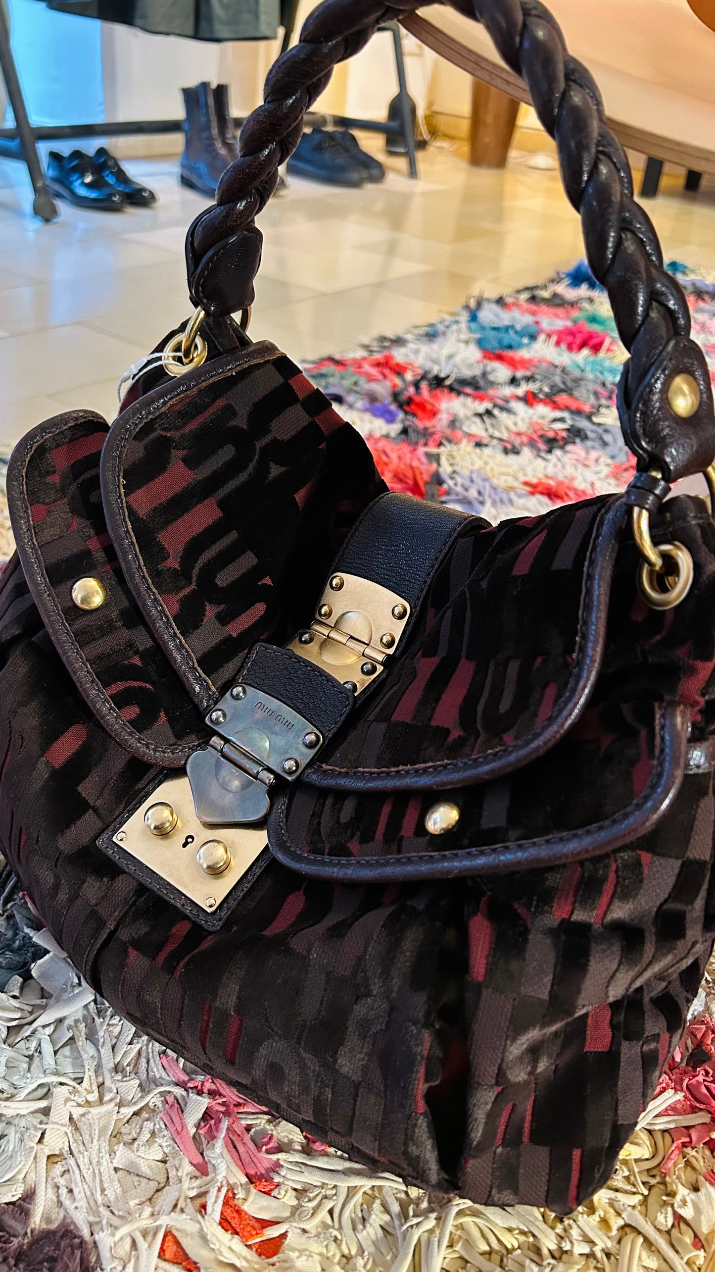 MIU MIU Handtasche Velvet
