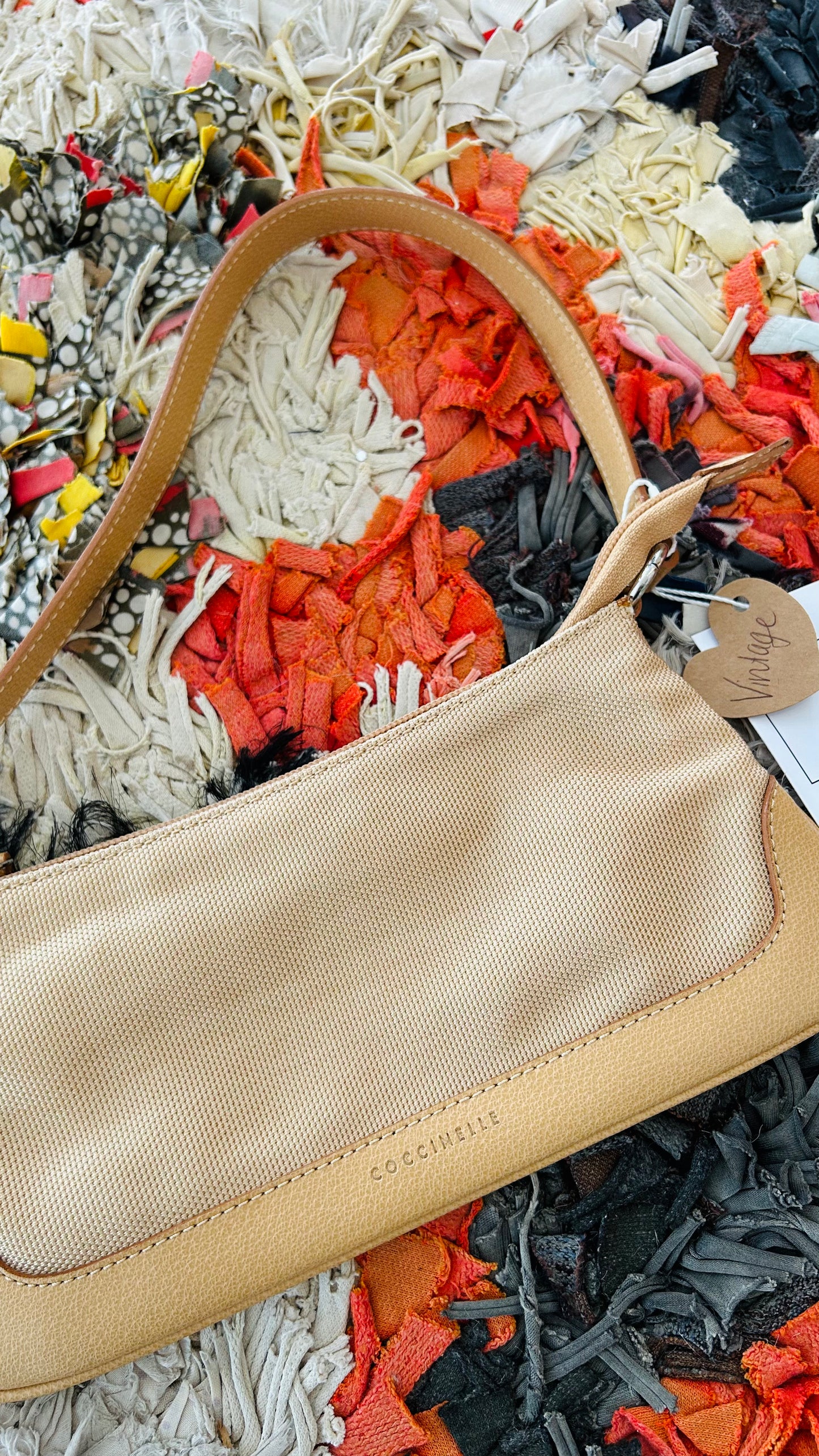 COCCINELLE Y2K Minibag beige