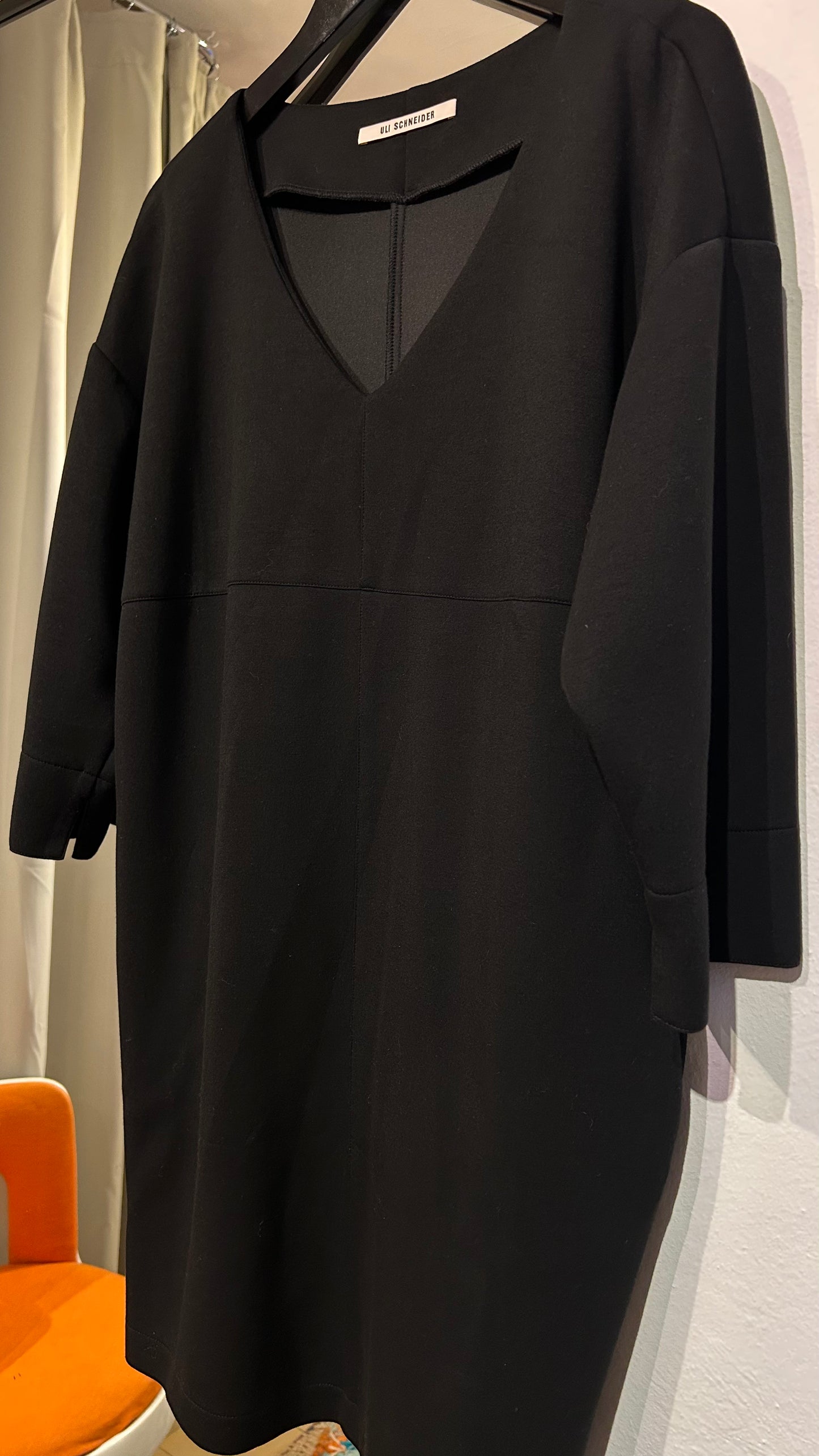 ULI SCHNEIDER T-Shirt Kleid blk 1/2 Arm / S