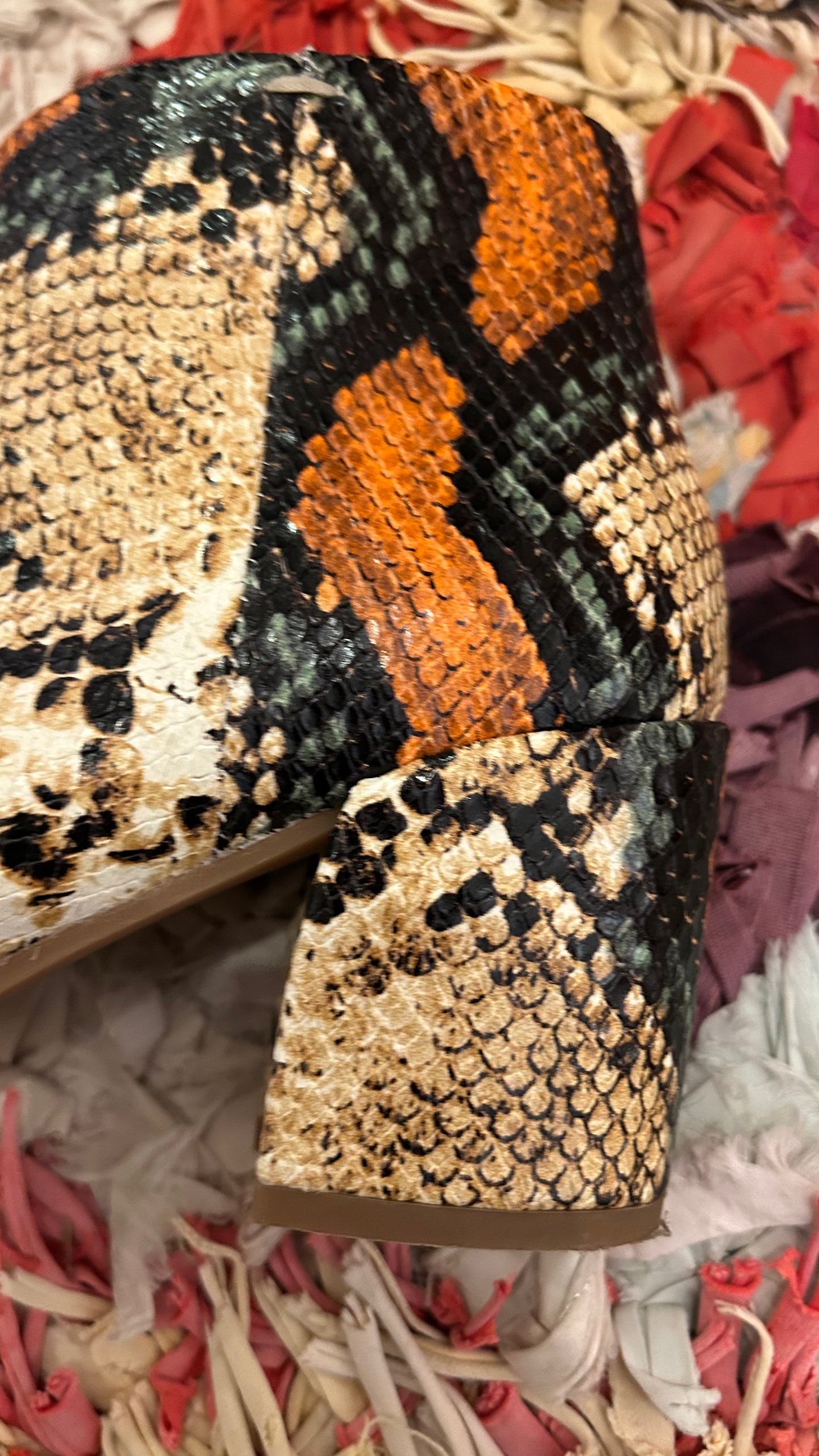 MAJA Ankle Boots Snake Multicolor / 36