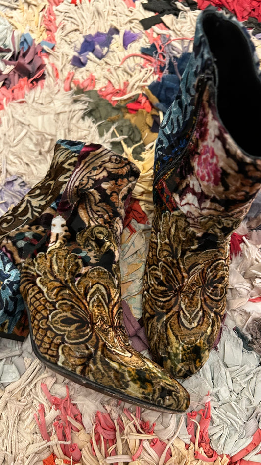 ELENA IACHI Ankle Boots Samt / 36