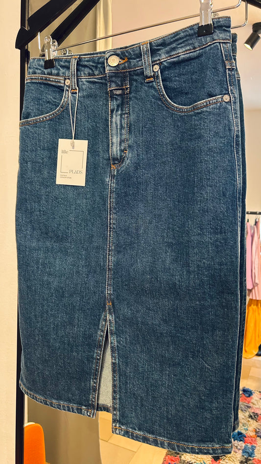 CLOSED Jeansrock Midi dark blue