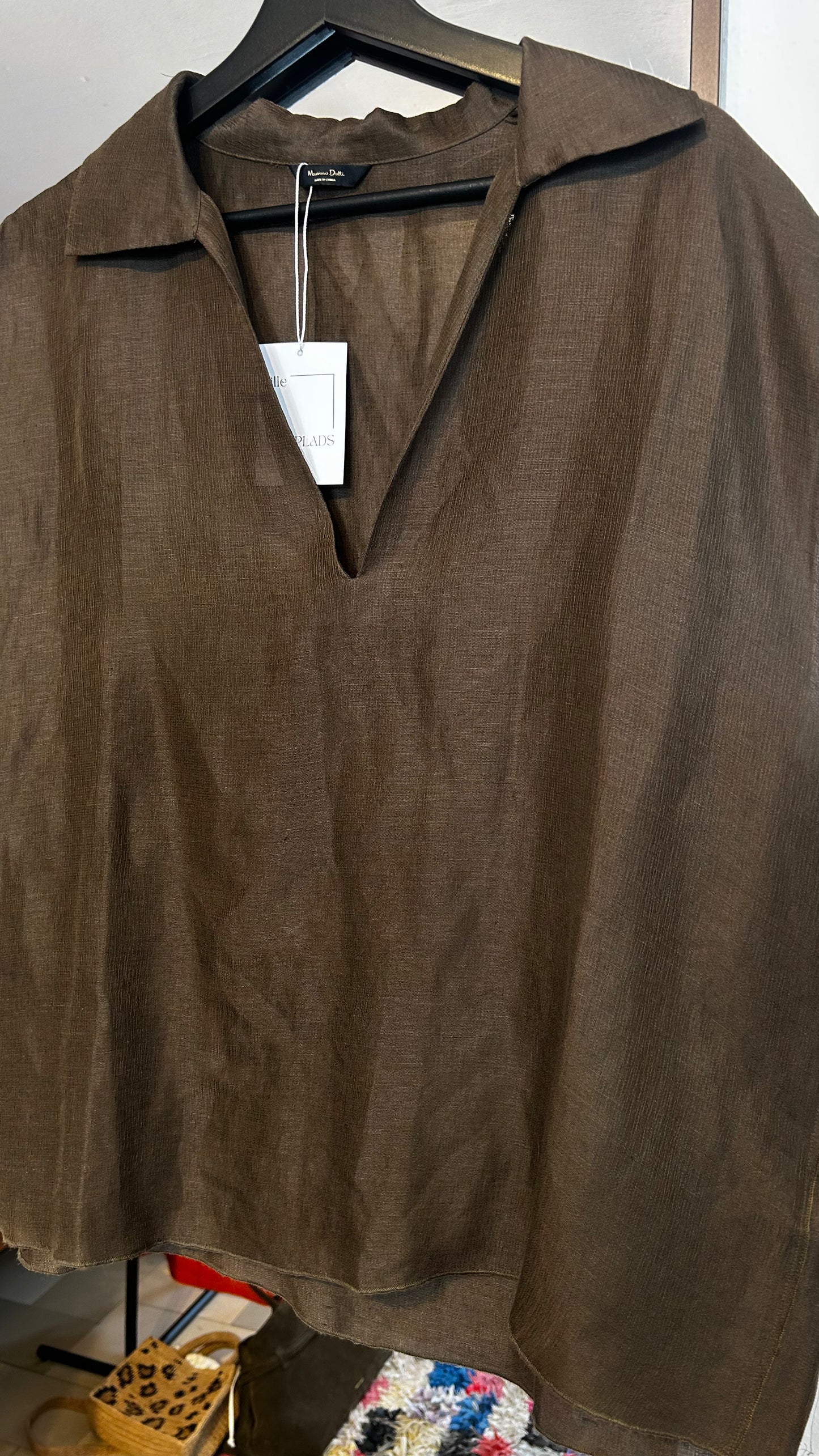 MASSIMO DUTTI Bluse kurzarm / L