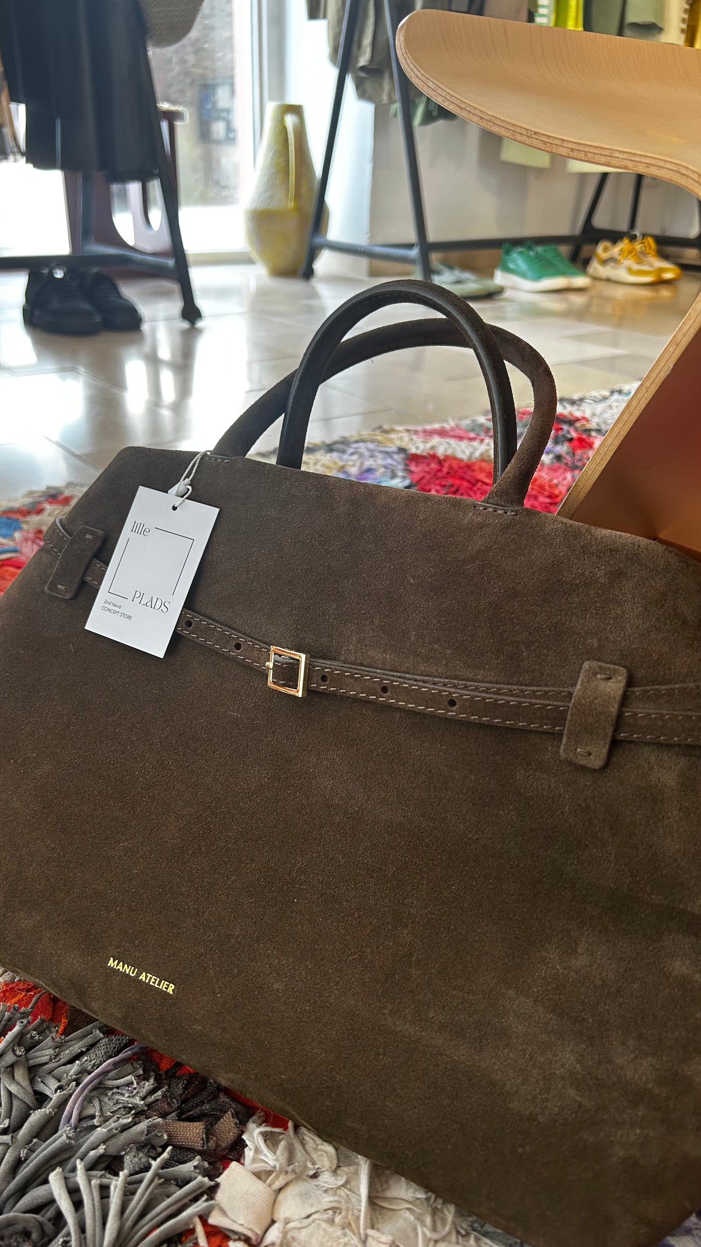 MANU Atelier Handtasche dunkelbraun