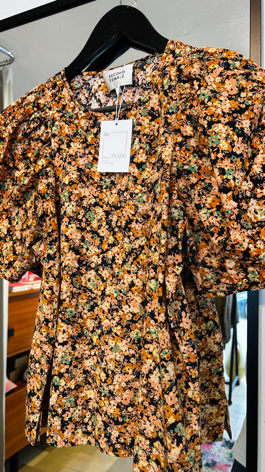 SECOND FEMALE Bluse orange floral / S