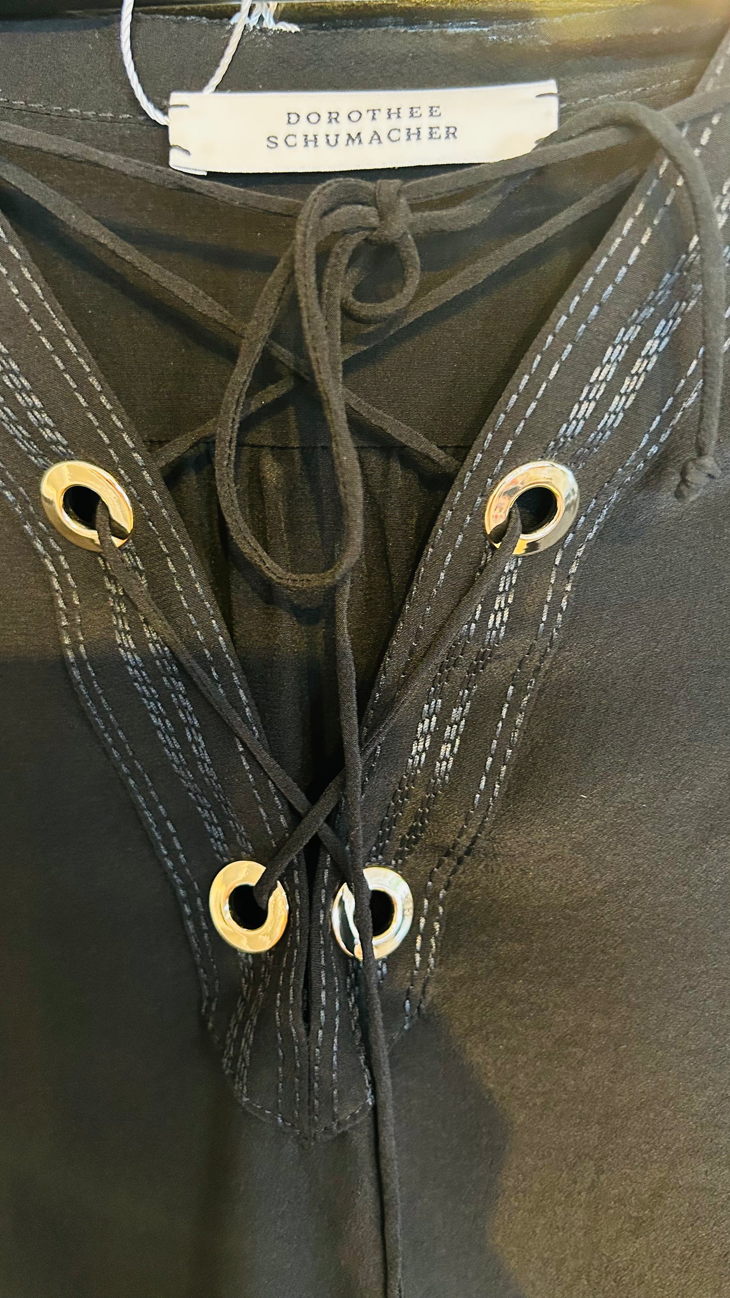 DOROTHEE SCHUMACHER Seidenbluse schwarz