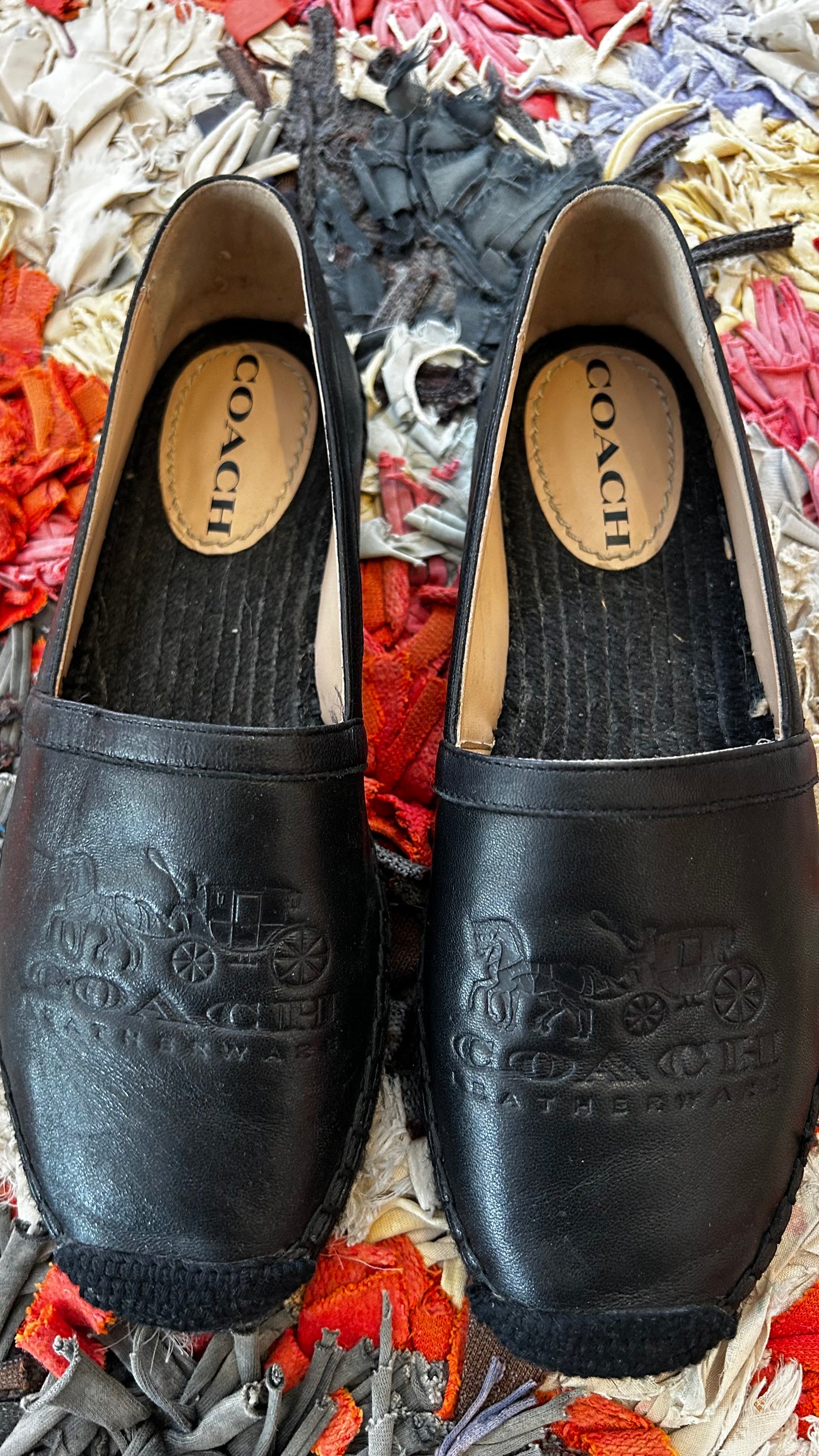COACH Espadrilles schwarz / 37