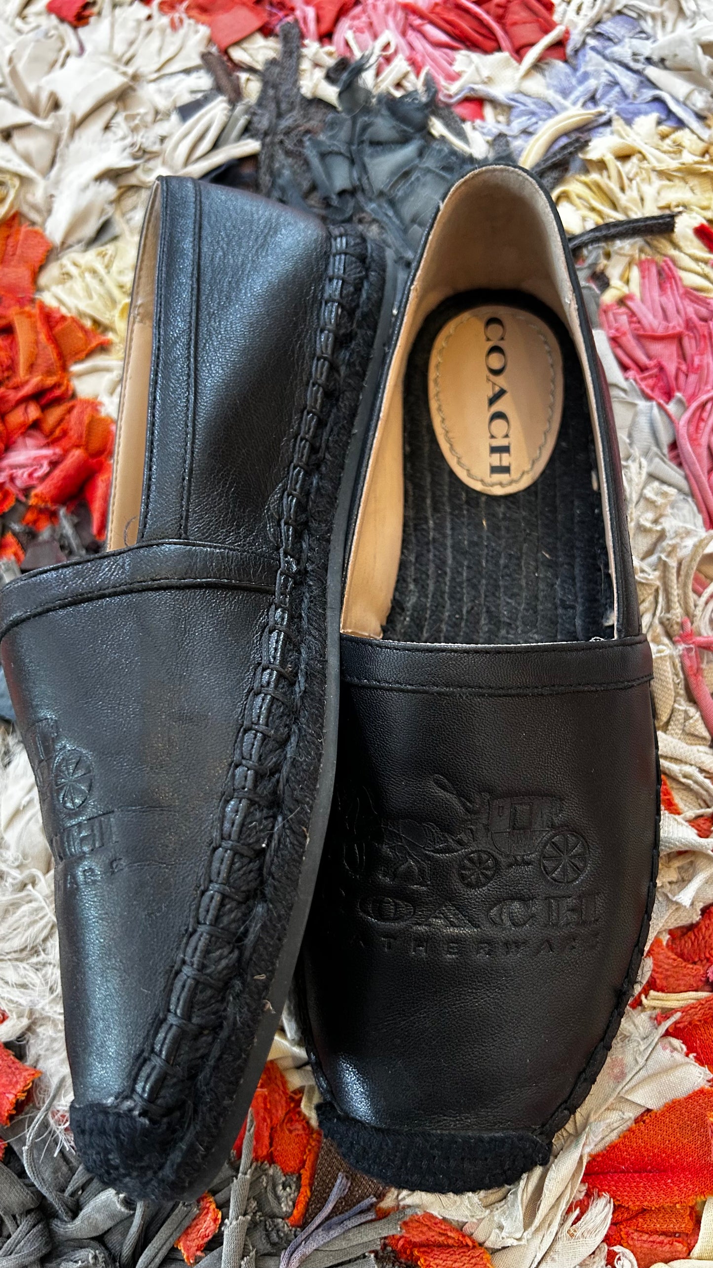 COACH Espadrilles schwarz / 37