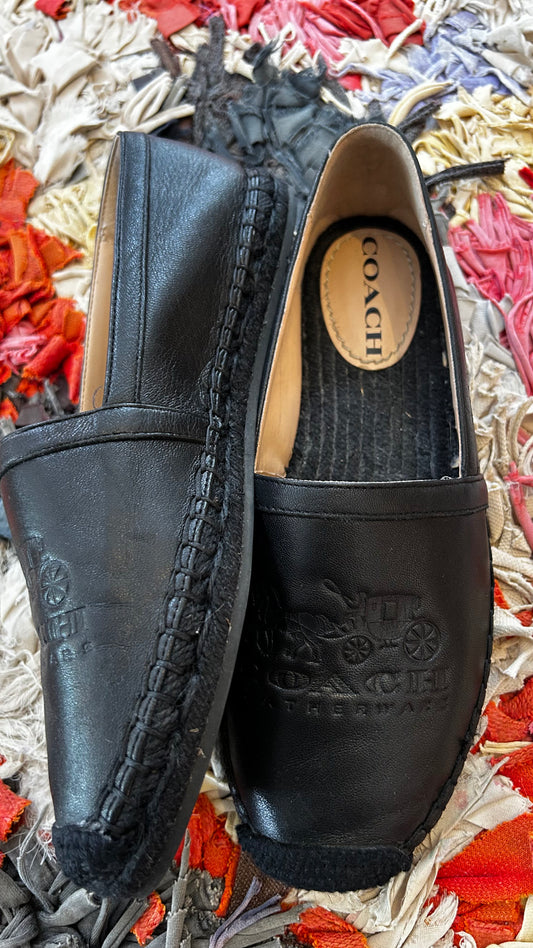 COACH Espadrilles schwarz / 37