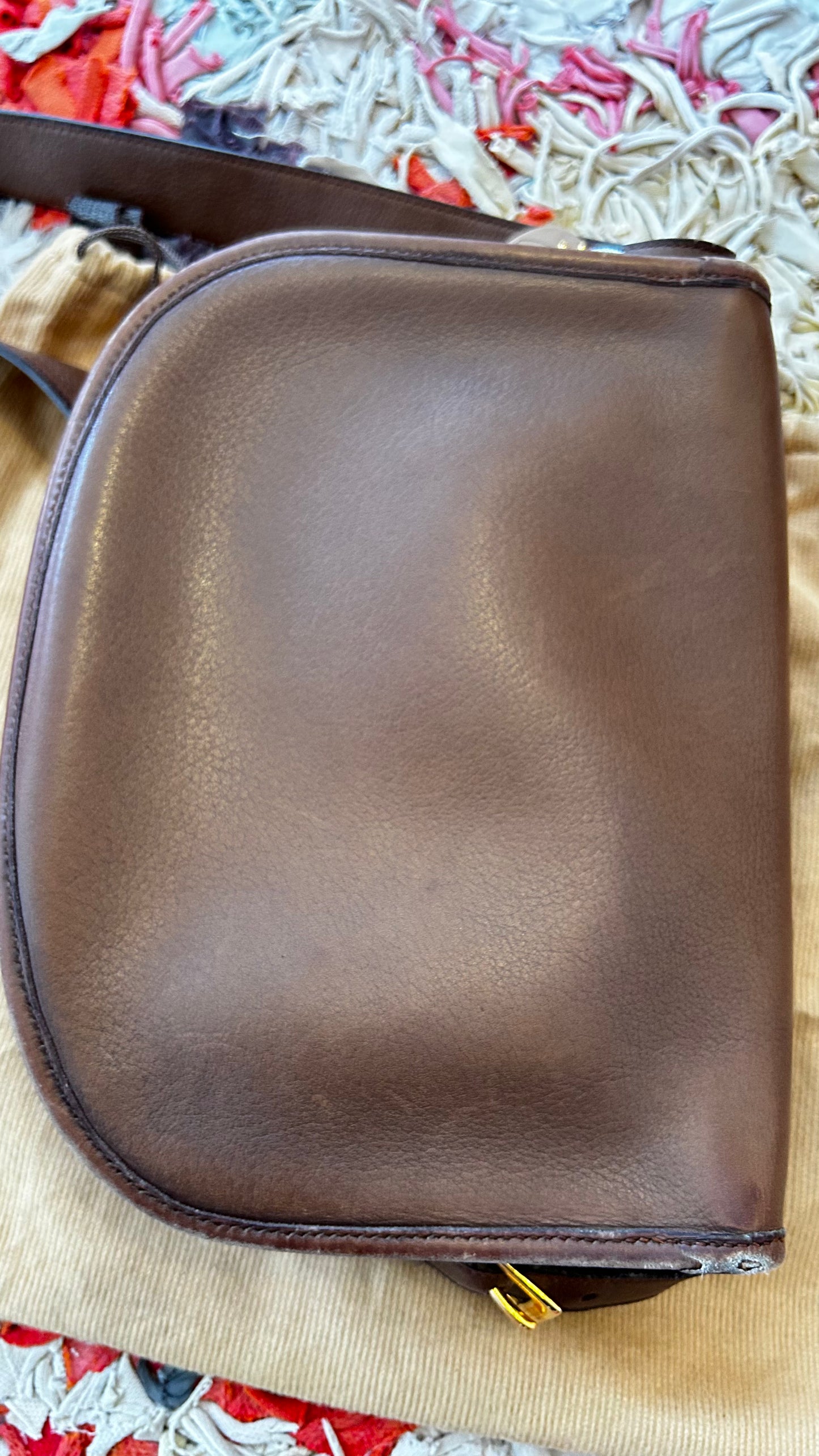 HERMES Vintage Schultertasche "Balle de Golf" 1976