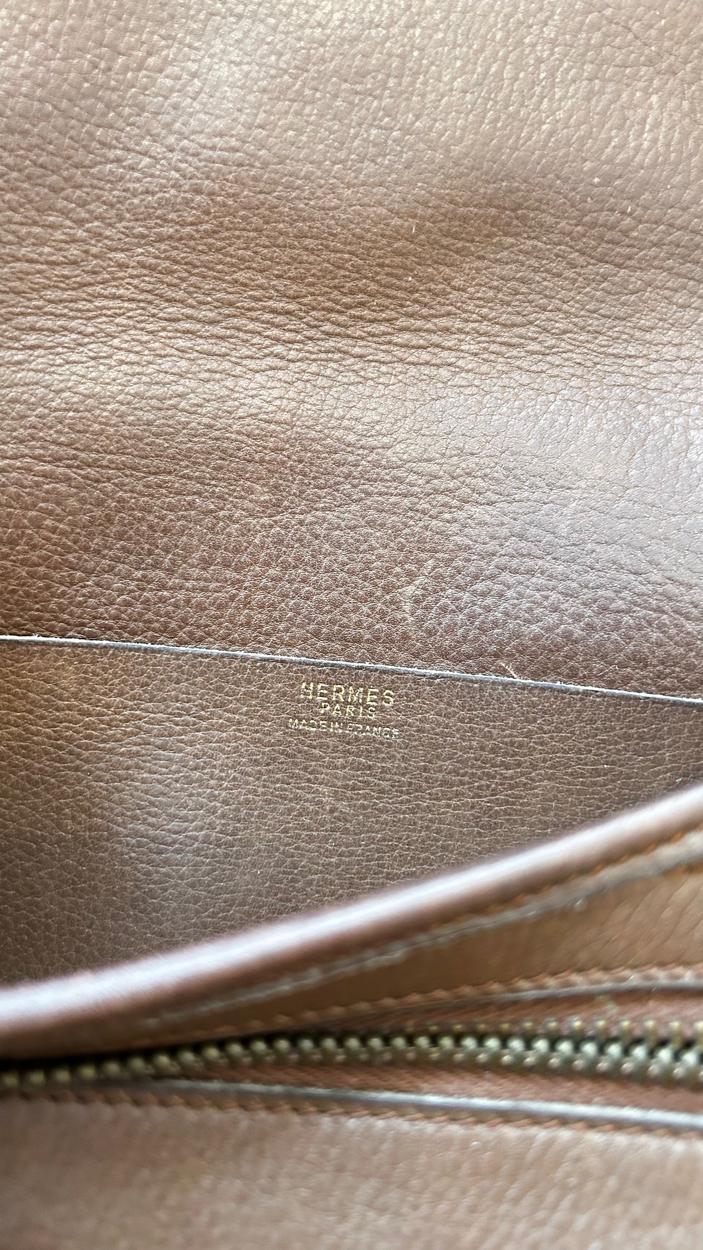 HERMES Vintage Schultertasche "Balle de Golf" 1976