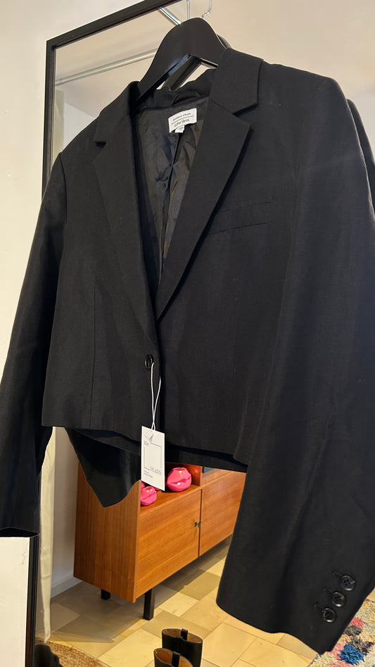 OTHER STORIES Cropped Blazer Schwarz