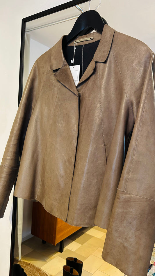 ANNETTE GÖRTZ Lederjacke braun / 38