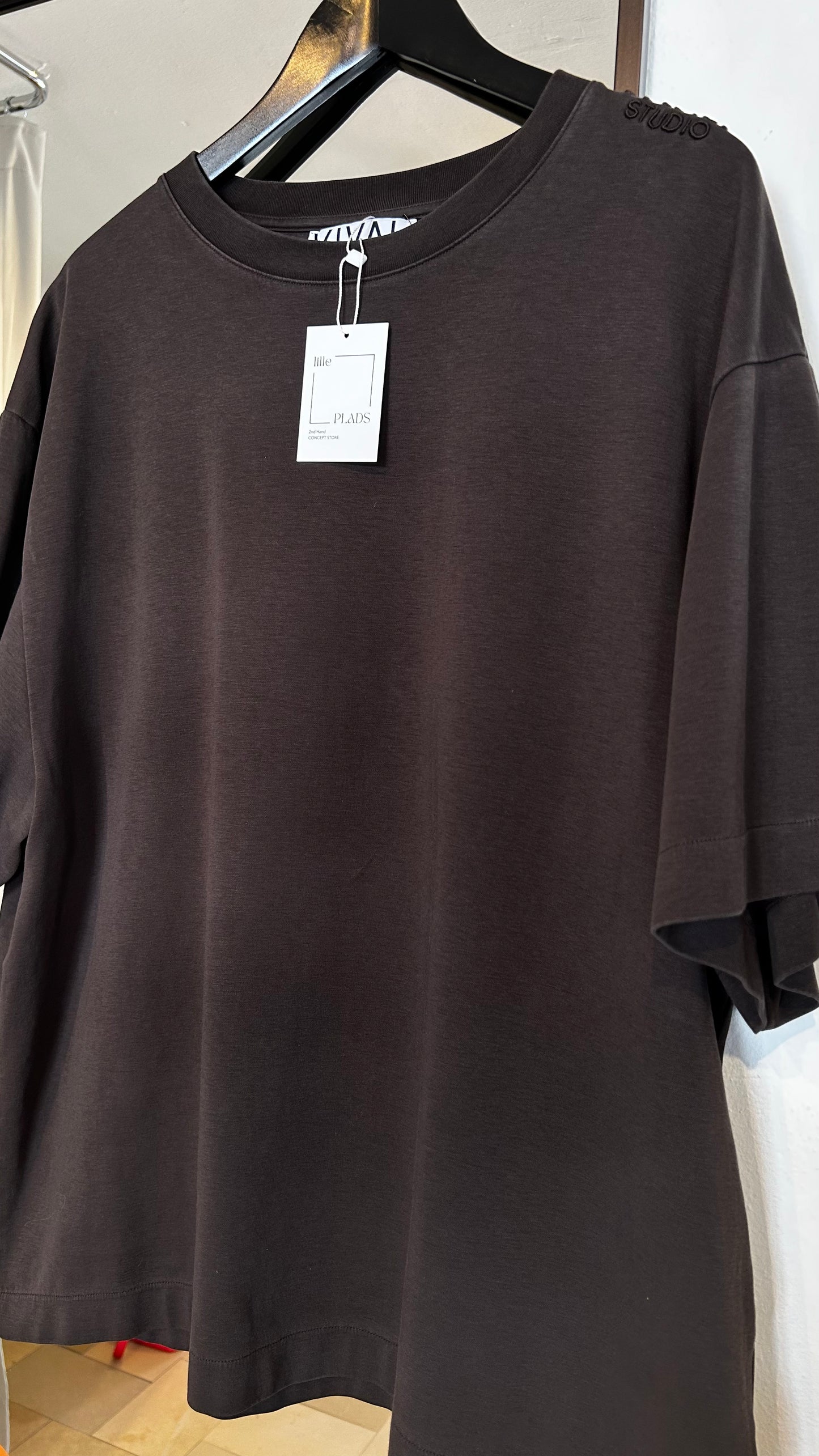 VIVAL STUDIO Oversized Shirt braun / S