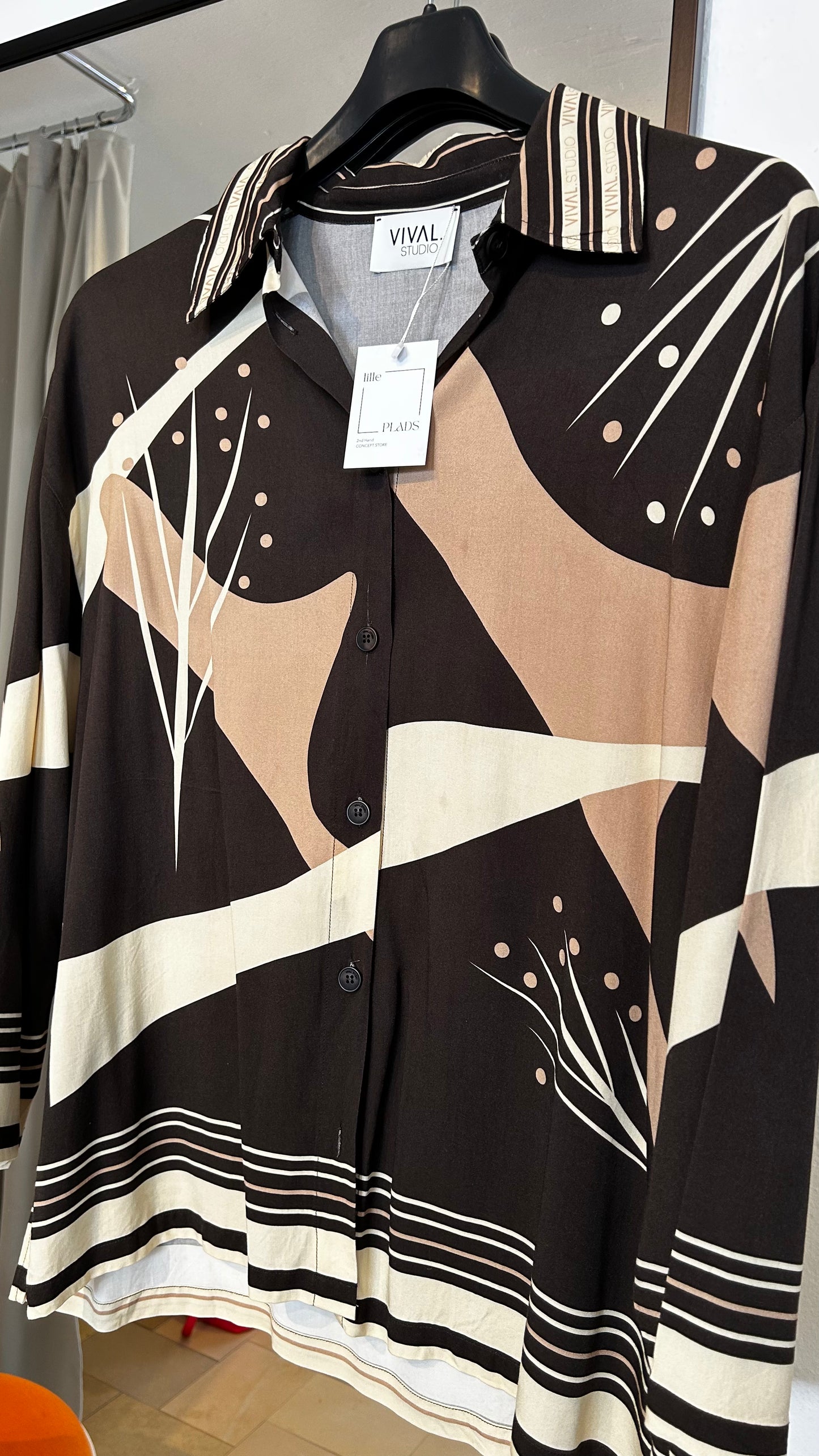 VIVAL STUDIO Bluse "Pina" braun / M