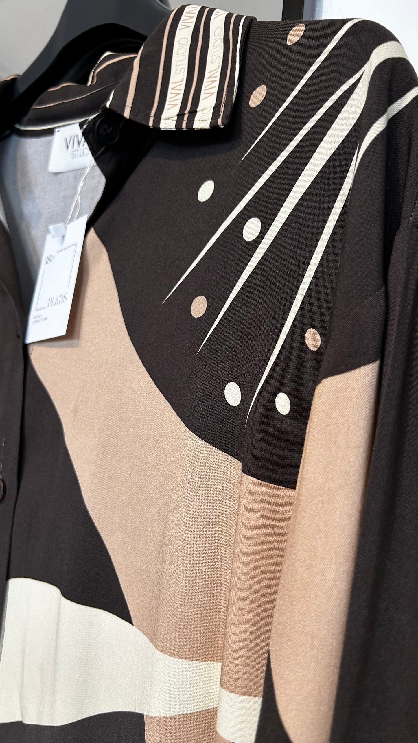 VIVAL STUDIO Bluse "Pina" braun / M