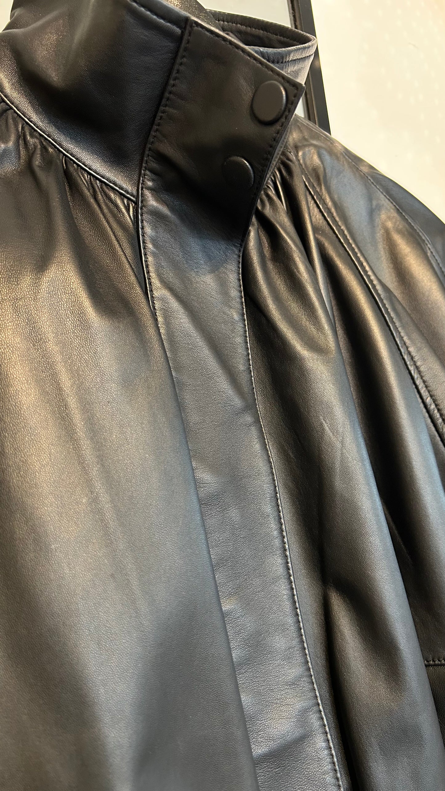 ZARA Limited Edition Lederjacke blk / M