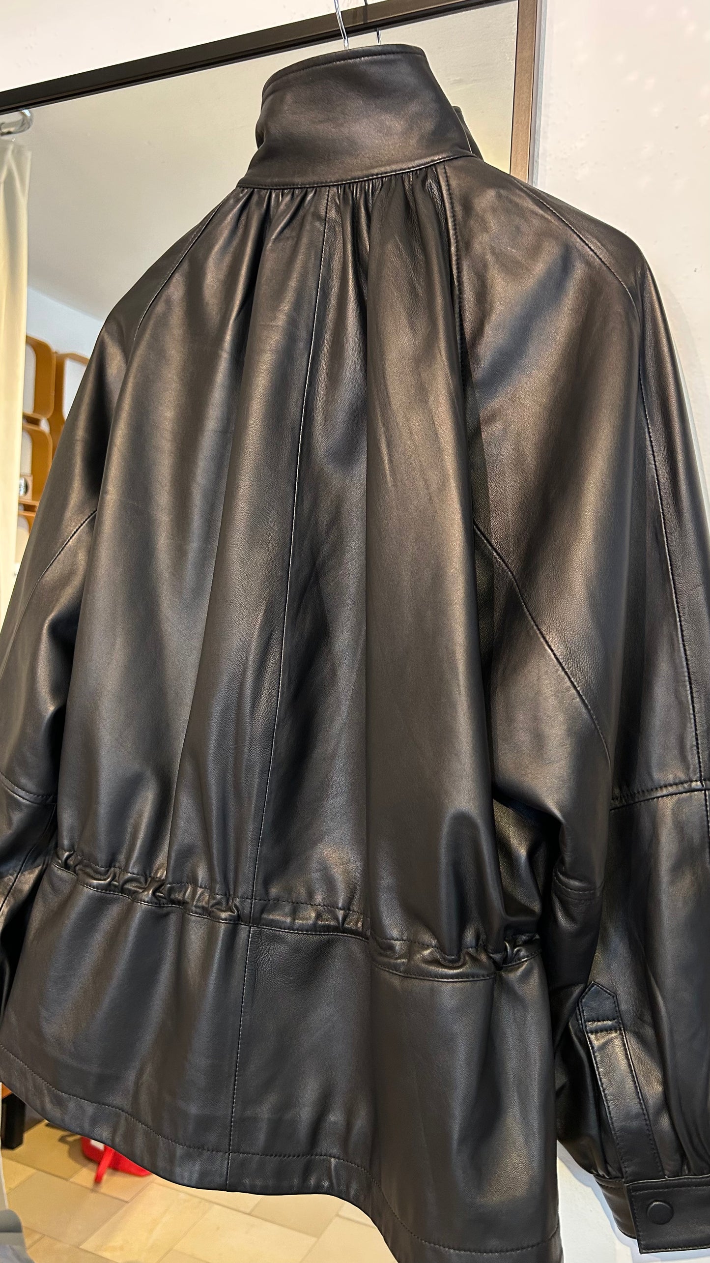 ZARA Limited Edition Lederjacke blk / M