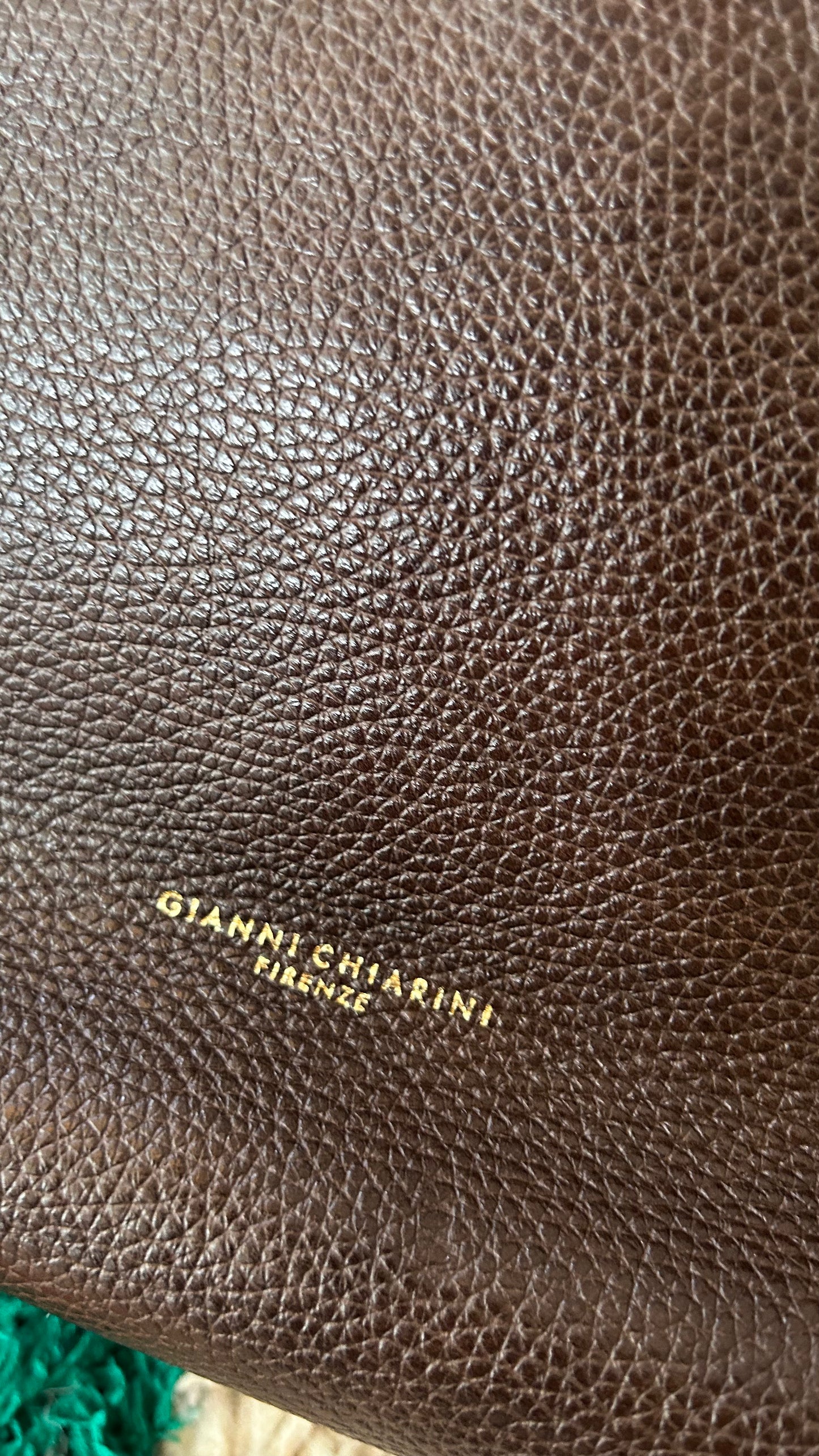 GIANNI CHIARINI Flapbag brown Studs